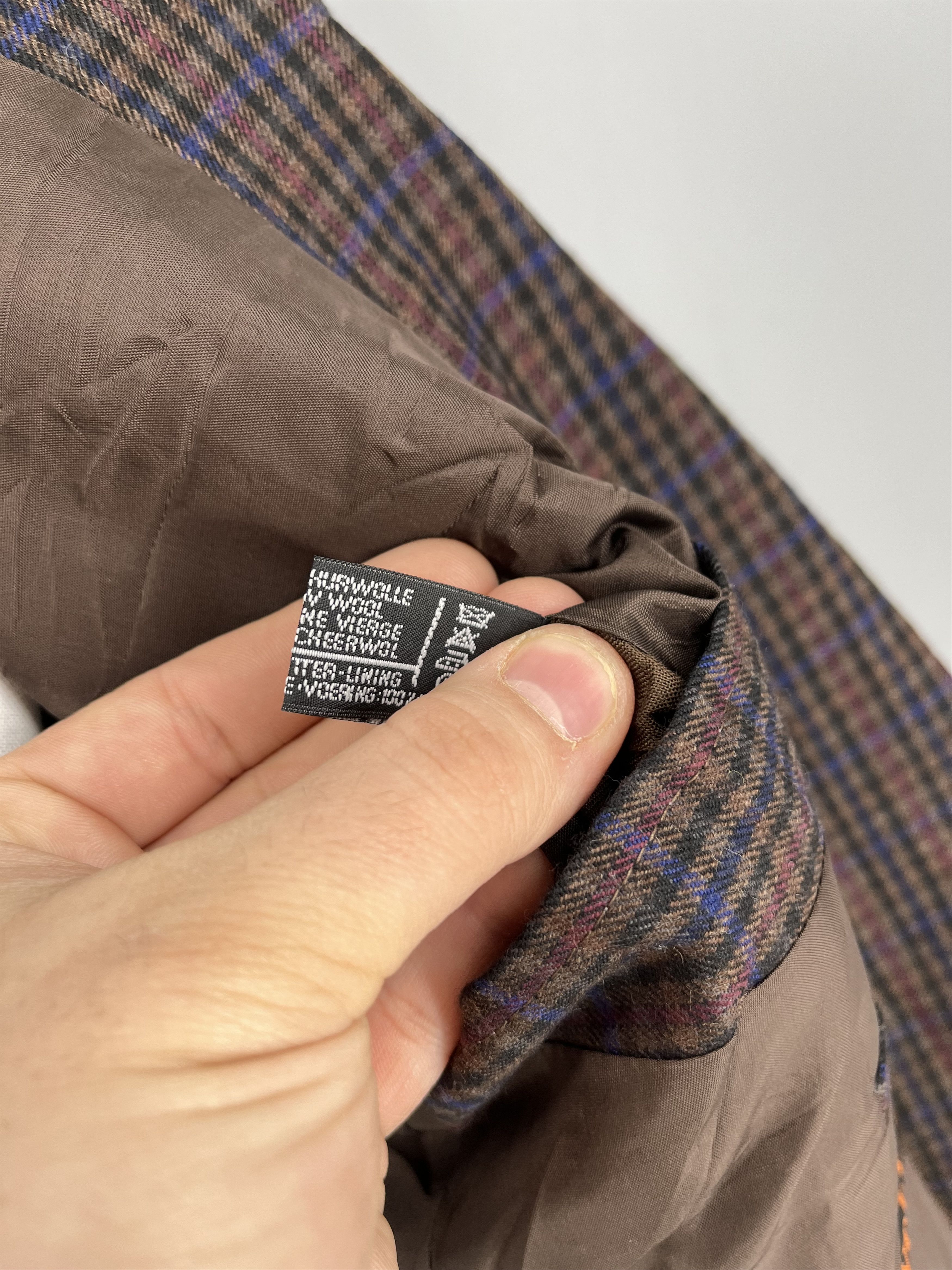 Hugo Boss Vintage Hugo Boss Tataglia pure wool houndstooth classic Size 44R - 9 Thumbnail