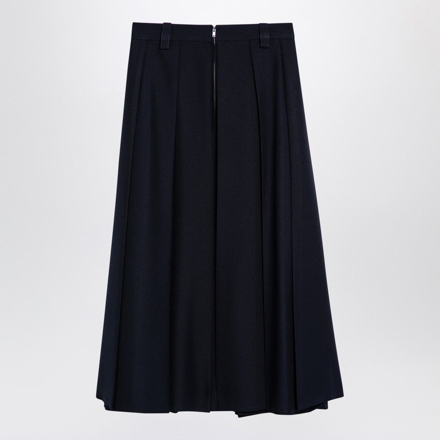 DEPARTMENT5 o1d2blof0824 Cotton Skirts in Navy Blue Size 30" / US 8 / IT 44 - 2 Thumbnail