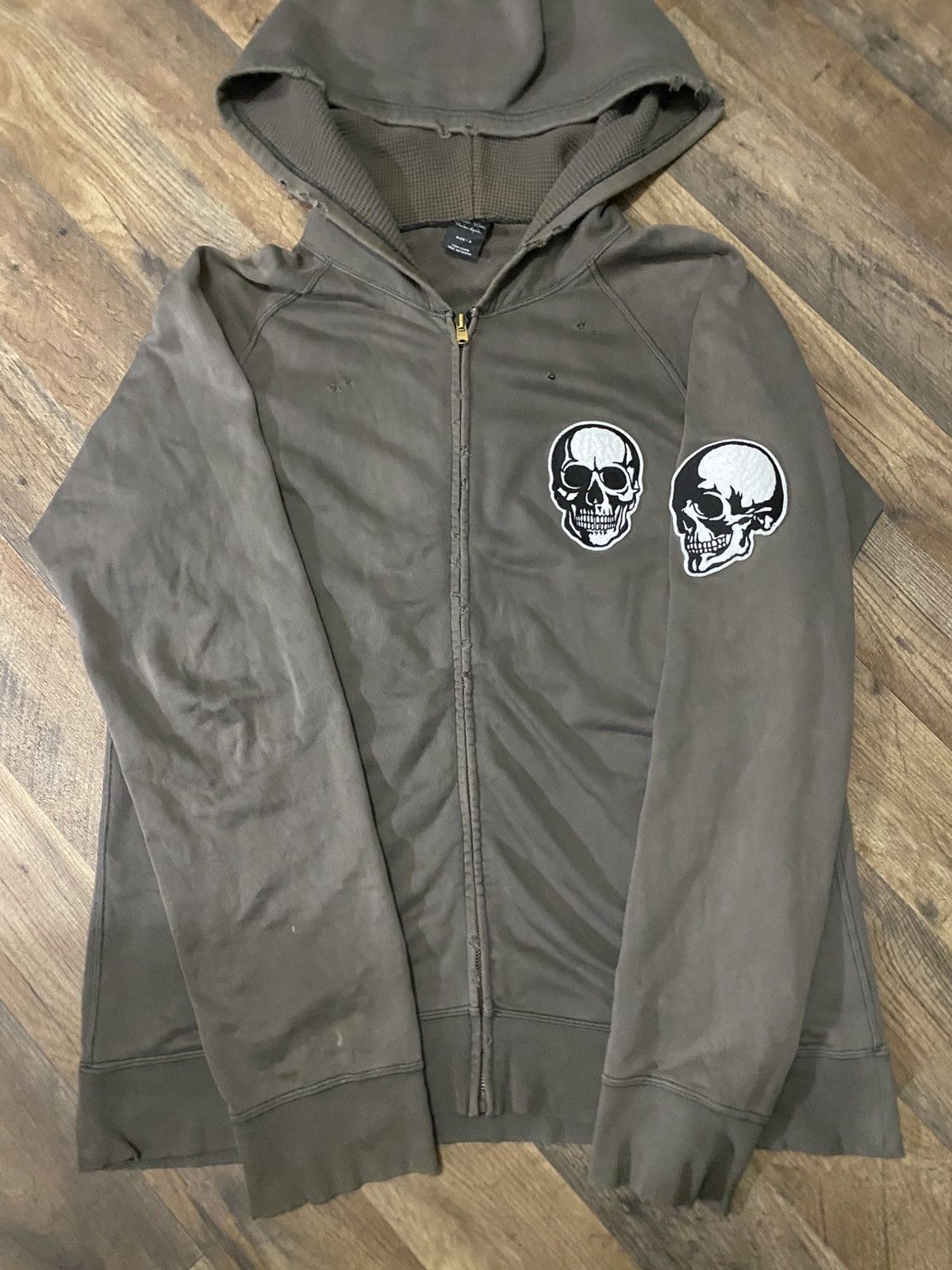 Number Nine Double Skull Hoodie | Grailed