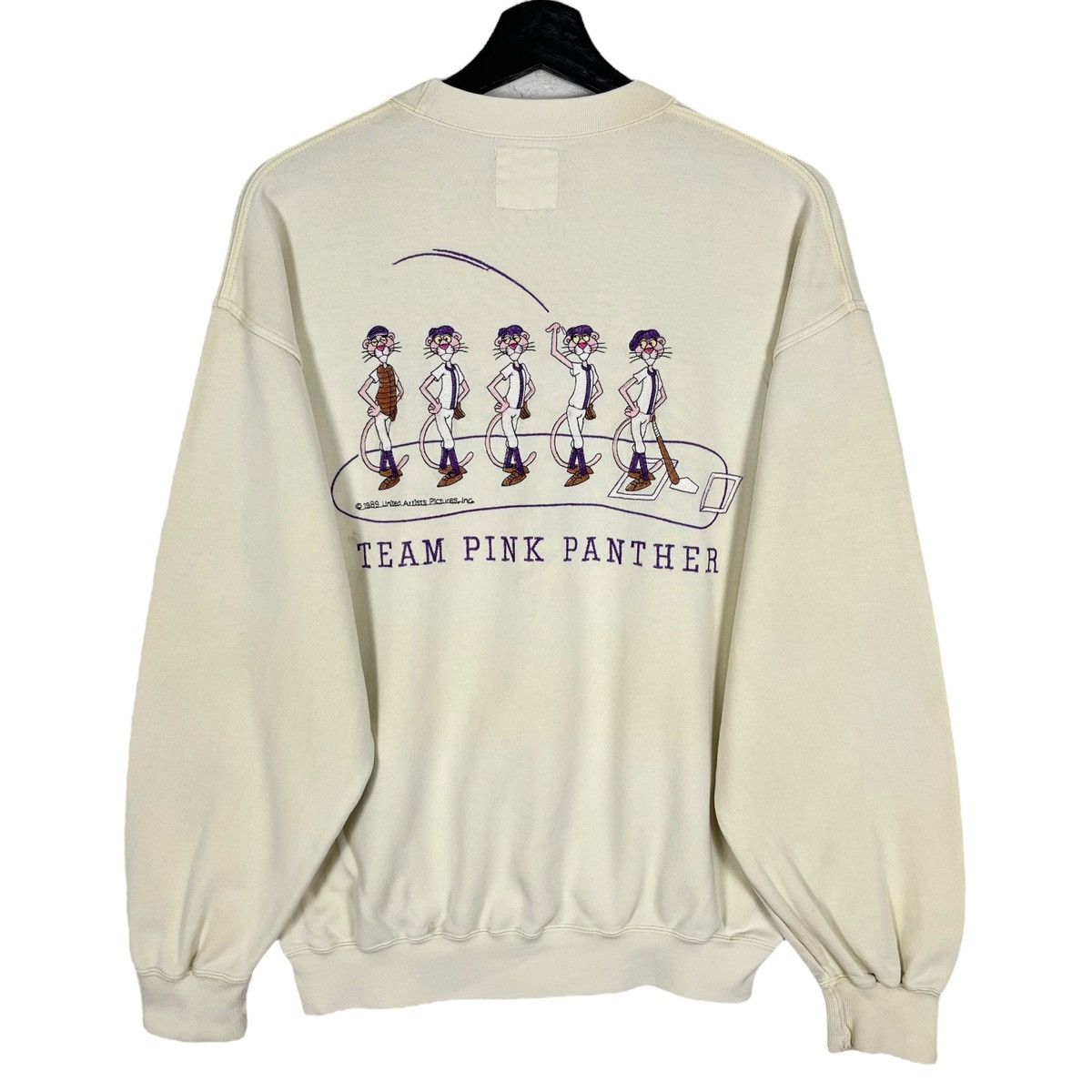 Cartoon Network × Vintage Vintage 1989 The Pink Panther Sweatshirt Size US L / EU 52-54 / 3 - 2 Thumbnail