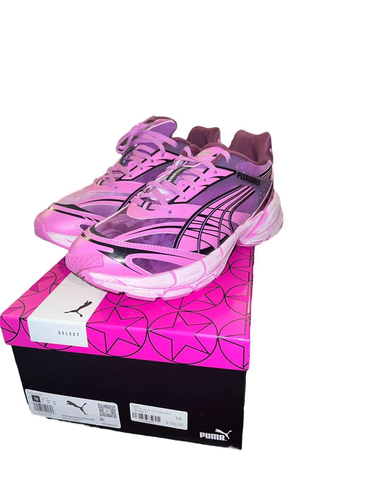 Pleasures × Puma Puma Velophasis Pleasures Grape Wine Size US 10 / EU 43 - 6 Thumbnail