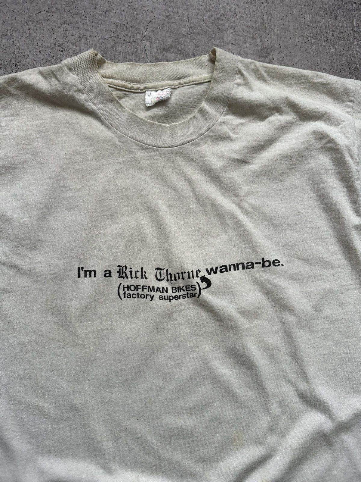 Vintage Very Rare Rick Thorne BMX Brigade Superstar Distressed Tee Size US M / EU 48-50 / 2 - 11 Thumbnail