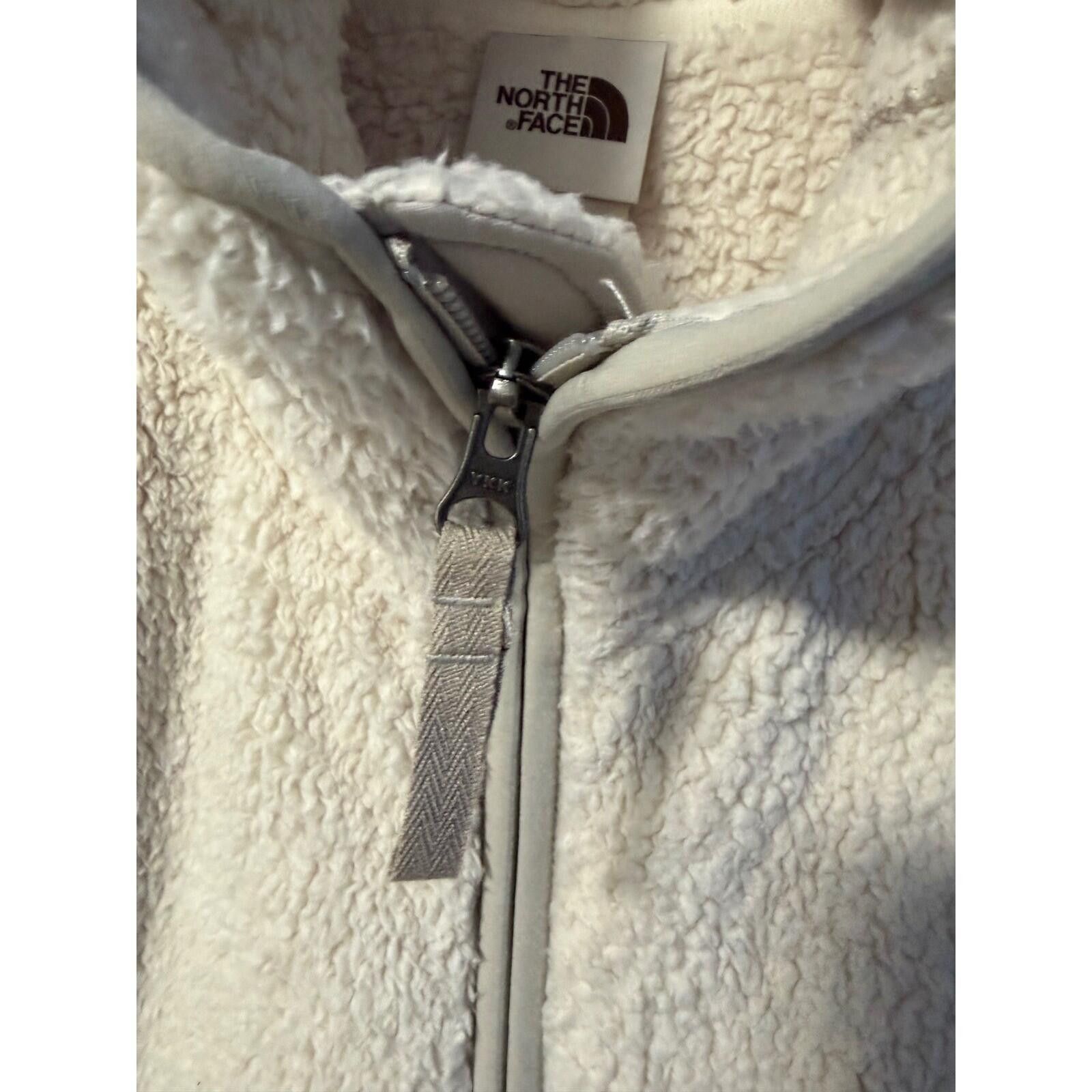 The North Face The North Face Fleece Vest Womens XL Cream Sherpa Zip Up Size XL / US 12-14 / IT 48-50 - 6 Thumbnail