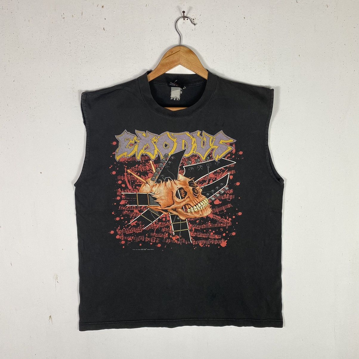 Band Tees × Vintage VINTAGE 90's EXODUS BAND IMPACT IS IMMINENT TOUR TANK TOPS Size US L / EU 52-54 / 3 - 2 Thumbnail