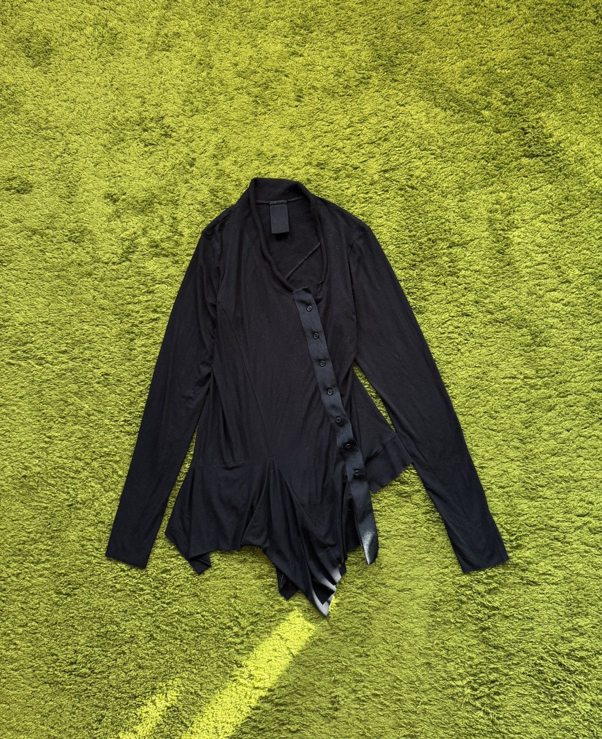 Rundholz Rundholz avant garde assymetric black cardigan Size S / US 4 / IT 40 - 1 Thumbnail