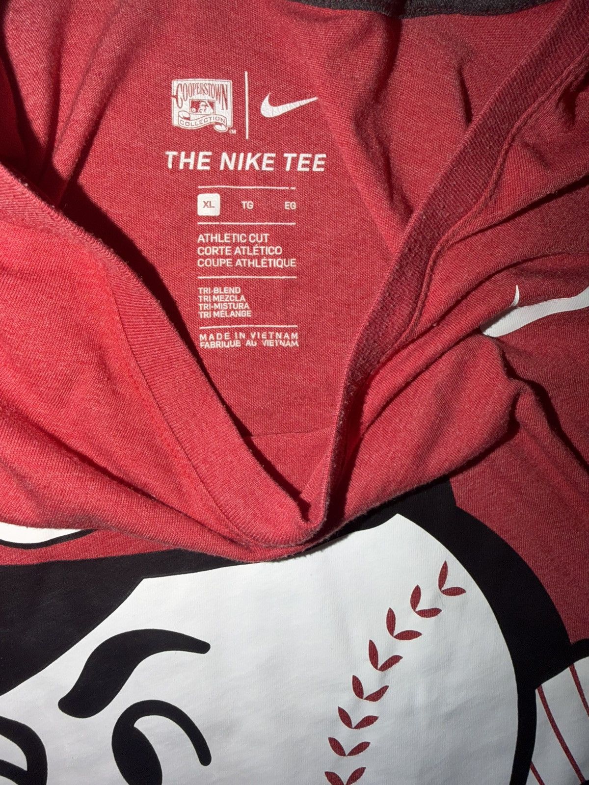 Nike Cincinnati Reds Nike Shirt Mens XL Cut Mr Red Short Sleeve Size US XL / EU 56 / 4 - 5 Thumbnail