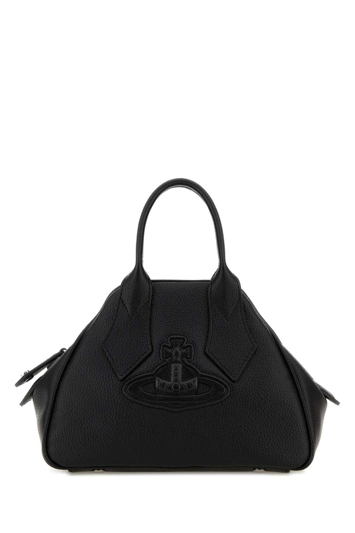 Vivienne Westwood Black Leather Small Yasmine Handbag Size ONE SIZE - 1 Thumbnail