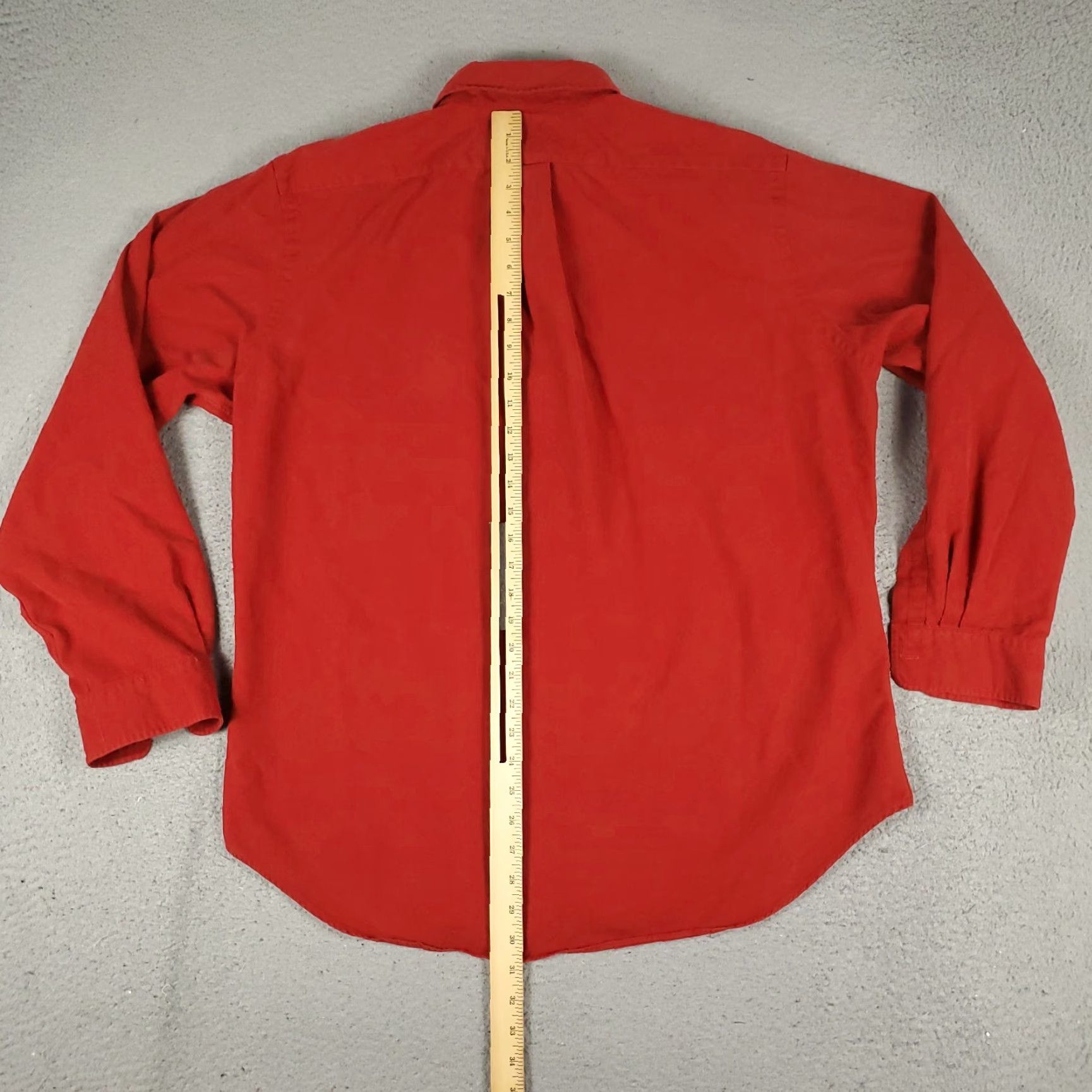 Ralph Lauren Ralph Lauren Button-Up Shirt Mens Large Red Casual Long Sleeve Classic Size US L / EU 52-54 / 3 - 4 Thumbnail