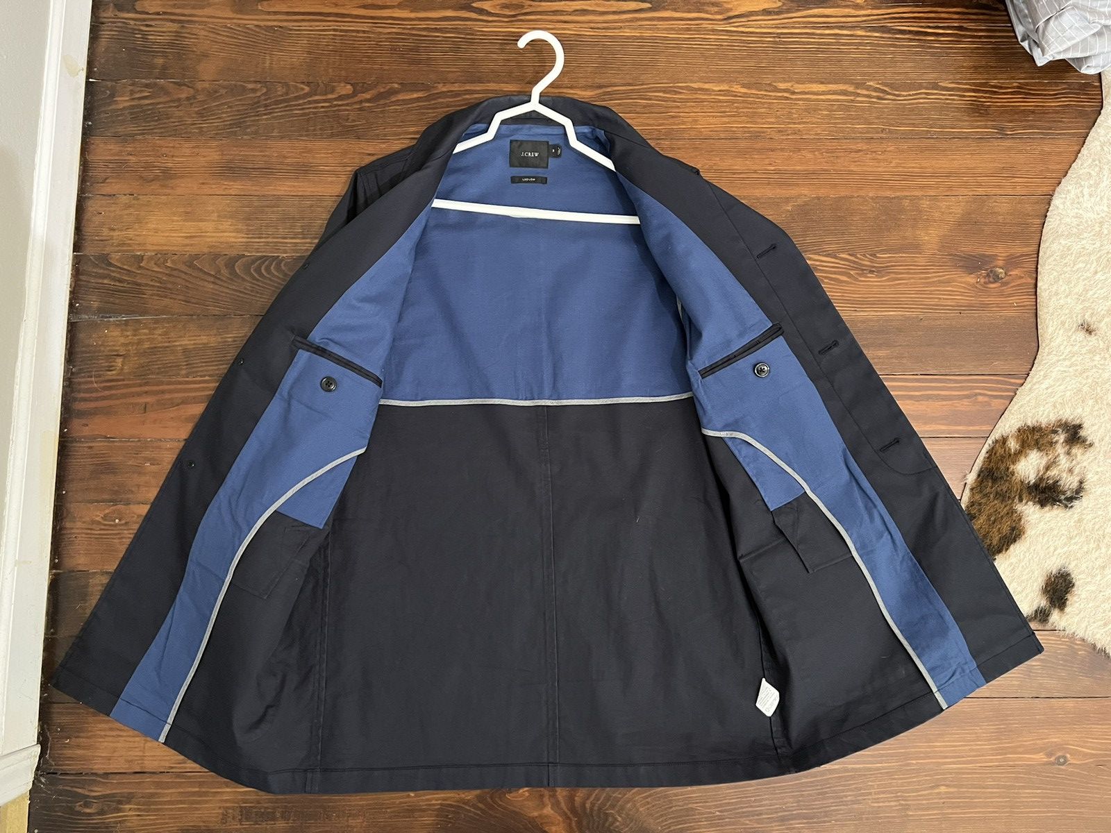 J.Crew Jcrew Ludlow Rain Coat Macintosh Style Jacket Size US M / EU 48-50 / 2 - 3 Thumbnail