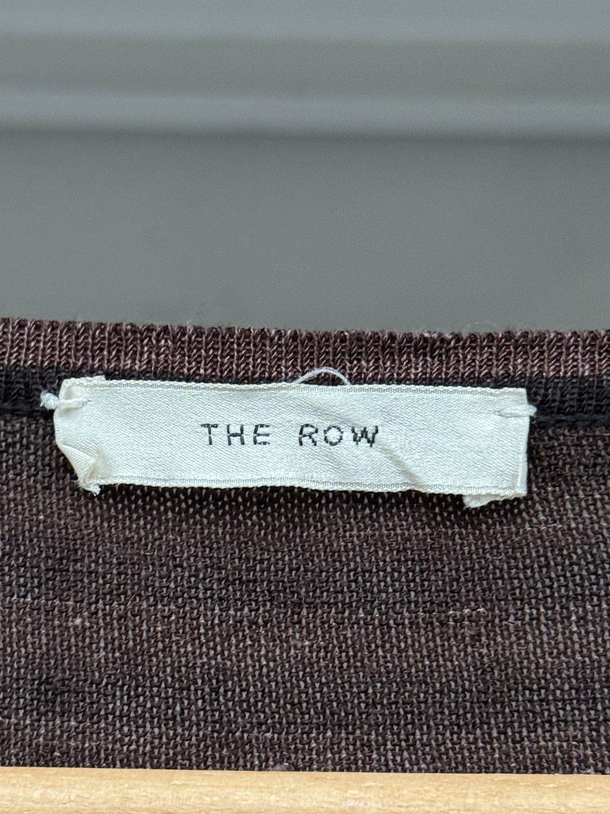 The Row The Row Lillard Striped Brown Black Lightweight Knit XL Size US XL / EU 56 / 4 - 7 Thumbnail
