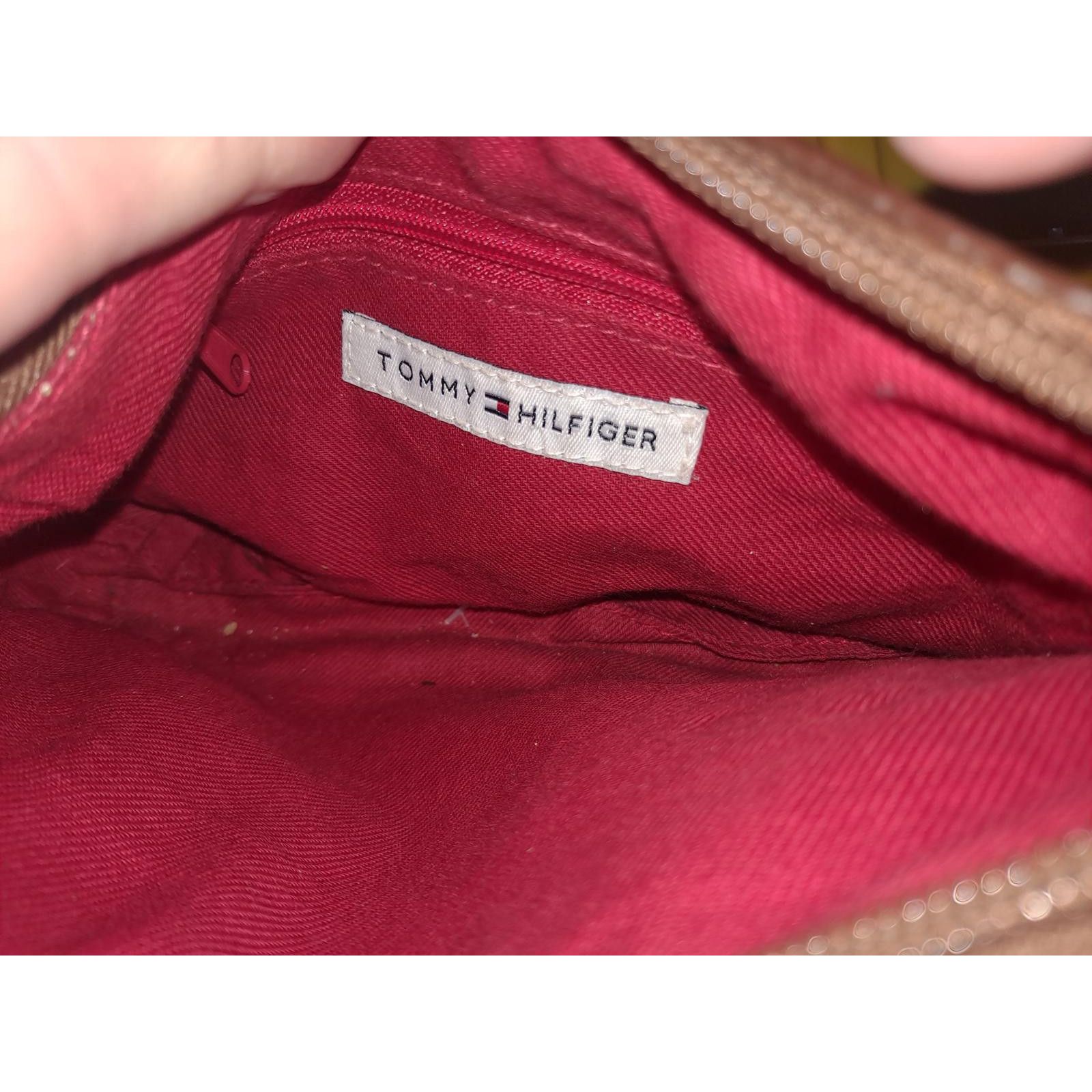 Tommy Hilfiger Tommy Hilfiger Brown Micro Bag Purse Shoulder Bag with Buckl Size ONE SIZE - 7 Thumbnail