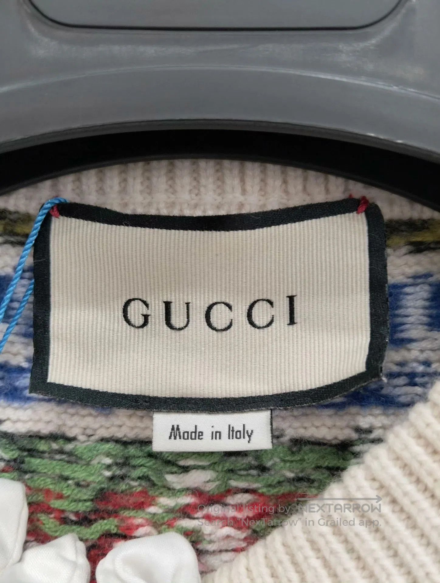 Gucci Gucci White Sweater with Fruit Patterns. Size S / US 4 / IT 40 - 6 Thumbnail