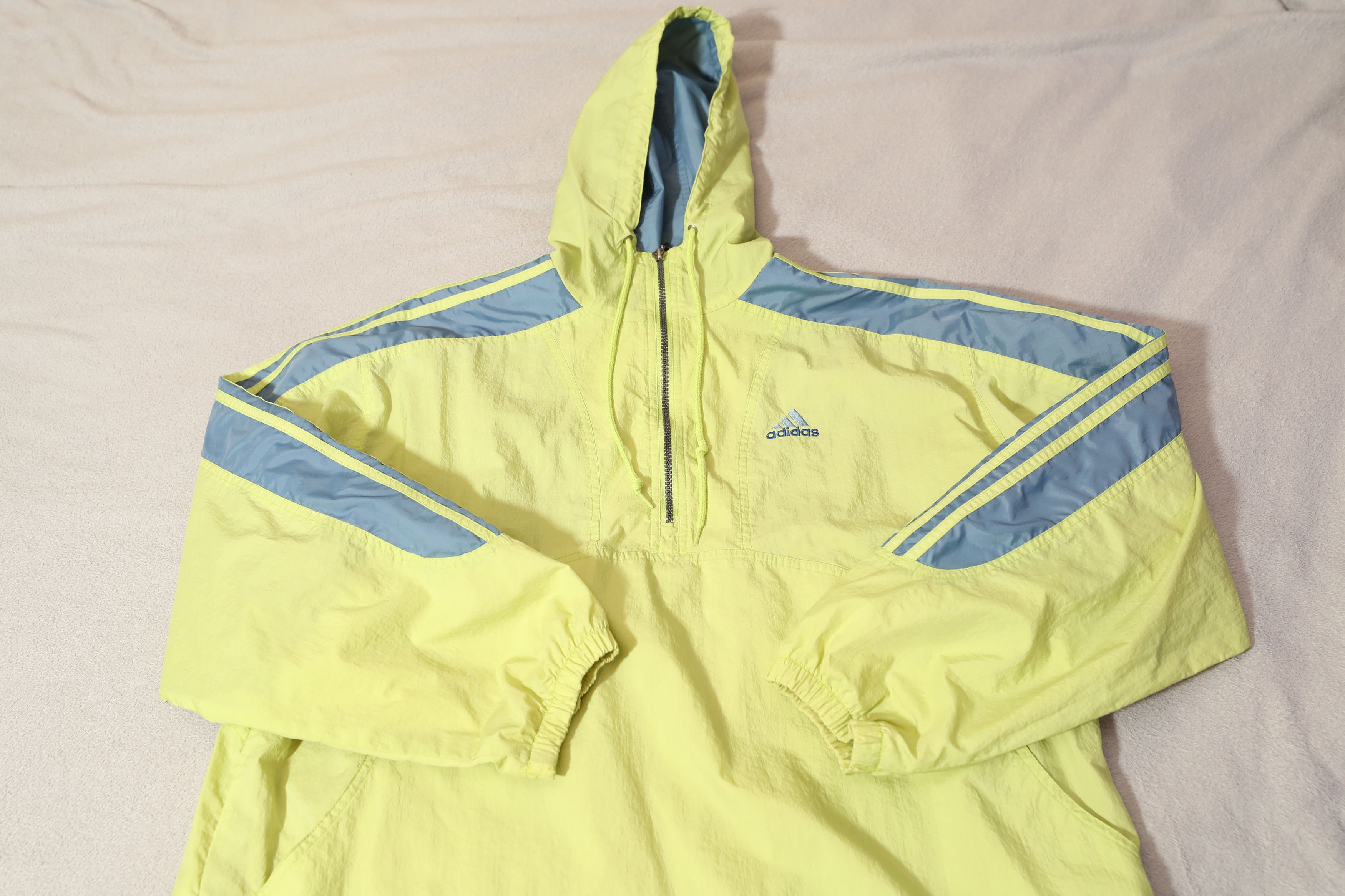 Adidas × Vintage Adidas Vintage Adidas 1/4 Zip Pullover (XL) Size US XL / EU 56 / 4 - 3 Thumbnail