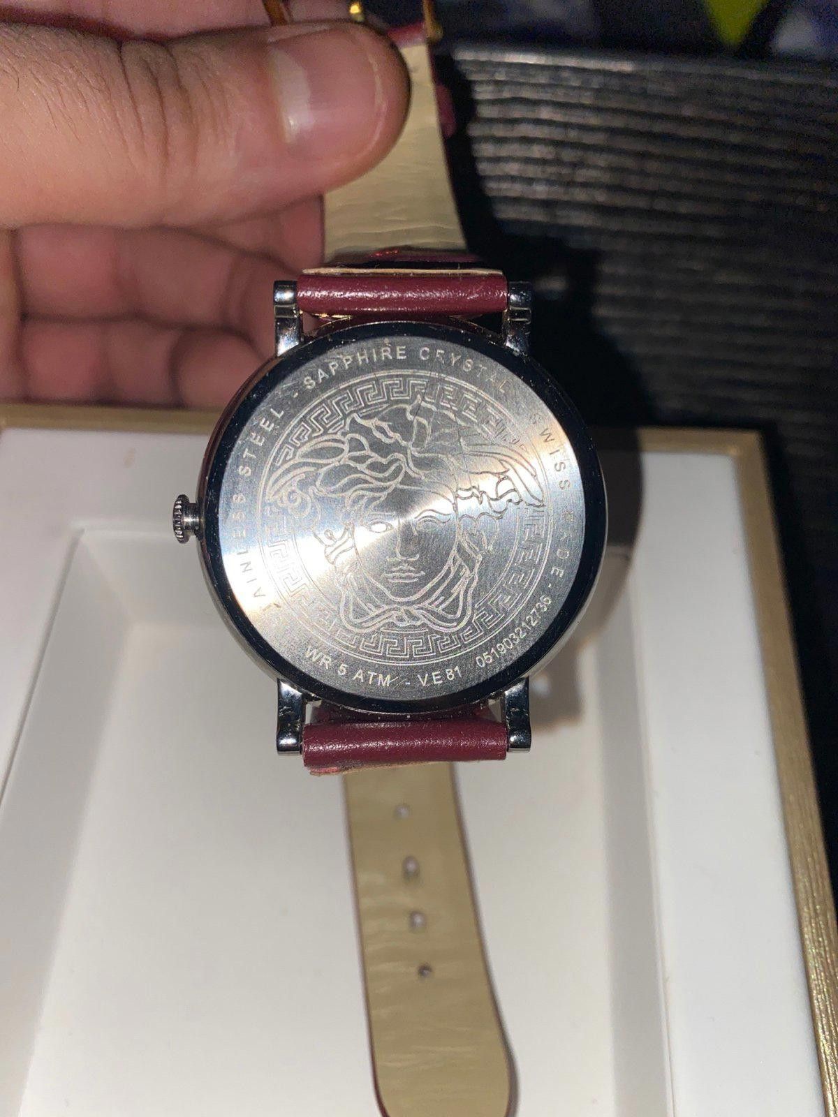 Versace Versace Women’s V-Circle Medusa Strap Watch Size ONE SIZE - 4 Thumbnail