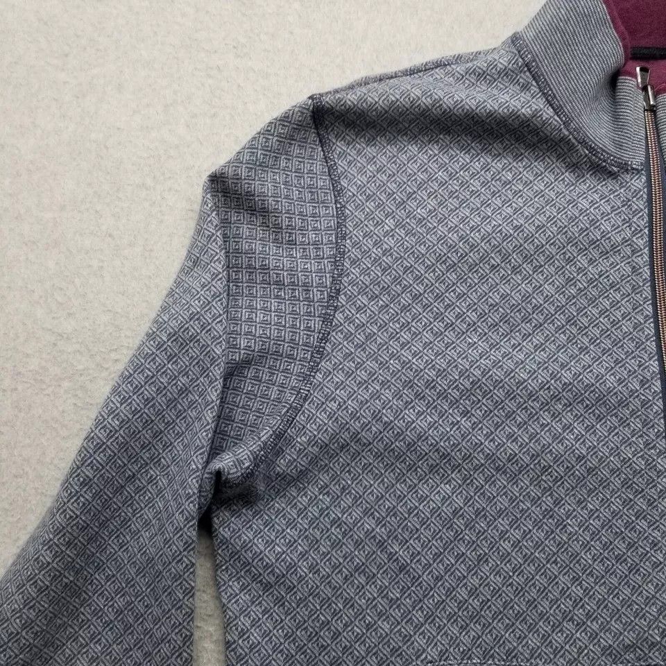 Robert Graham Robert Graham Jacket Mens Large Full Zip Reversible Cotton Size US L / EU 52-54 / 3 - 9 Thumbnail
