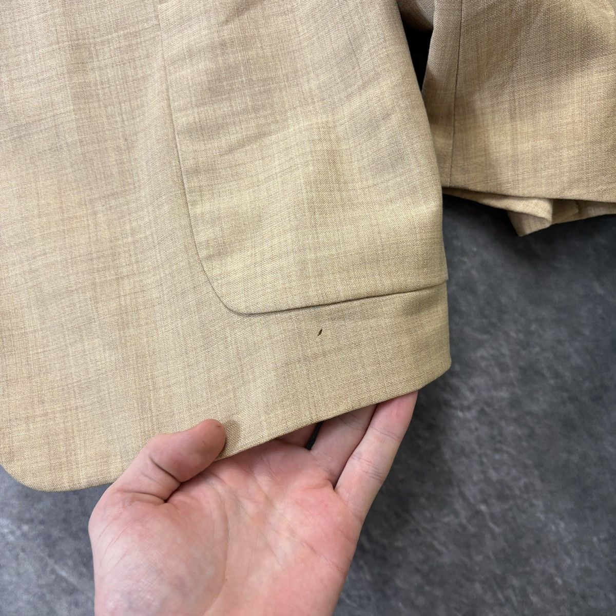Vintage 1960s Wool Suit 70s Vintage Two Piece Suit Large Scotts US Size 42R - 15 Thumbnail