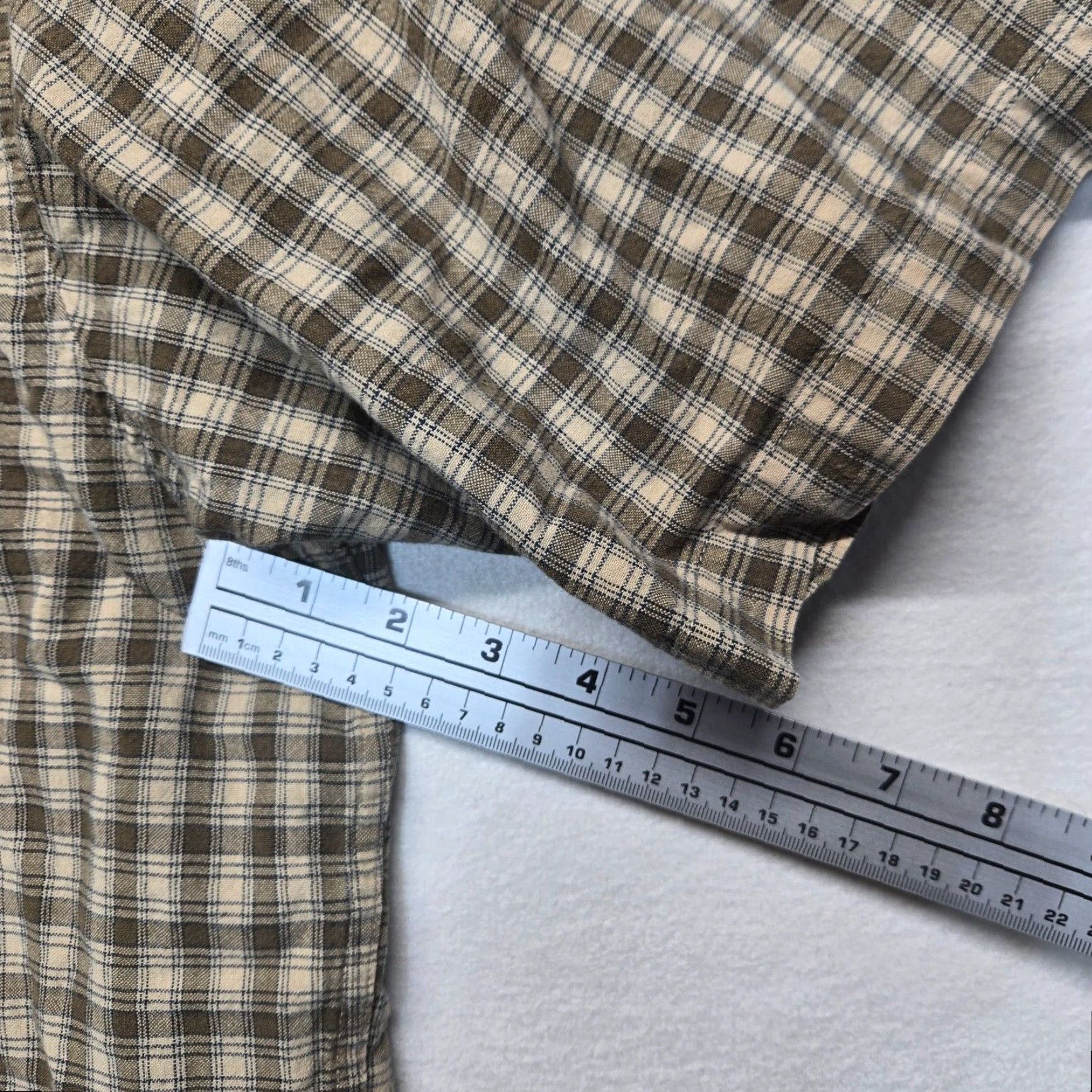 Timberland VINTAGE Timberland Plaid Flannel Shirt Men’s Long Sleeve 3XL Brown Cotton 90s Mens Size US XXL / EU 58 / 5 - 5 Thumbnail