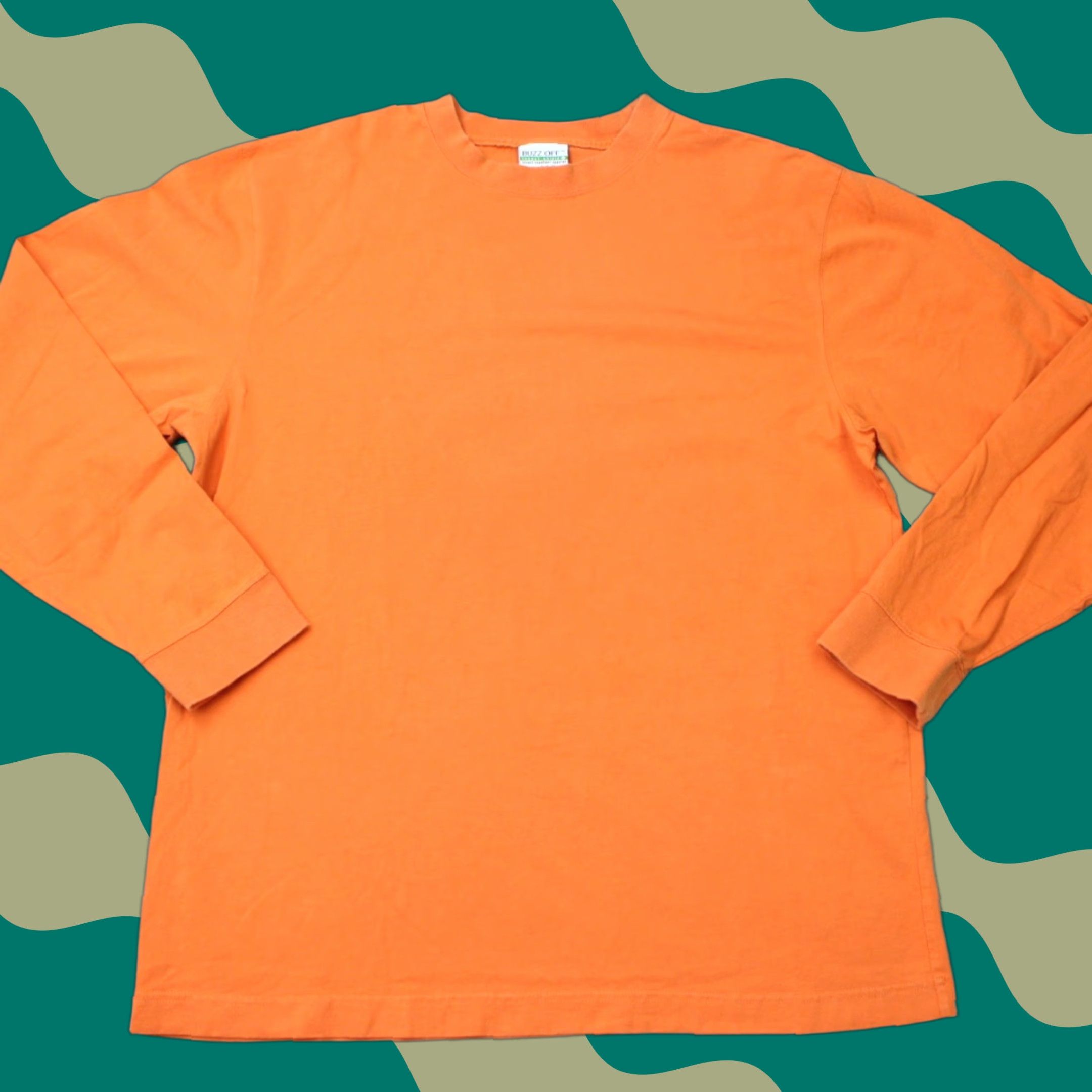 Vintage L.L. Bean Buzz Off Shirt Mens Large Orange Insect Shield Cotton Long Sleeve Size US L / EU 52-54 / 3 - 1 Thumbnail