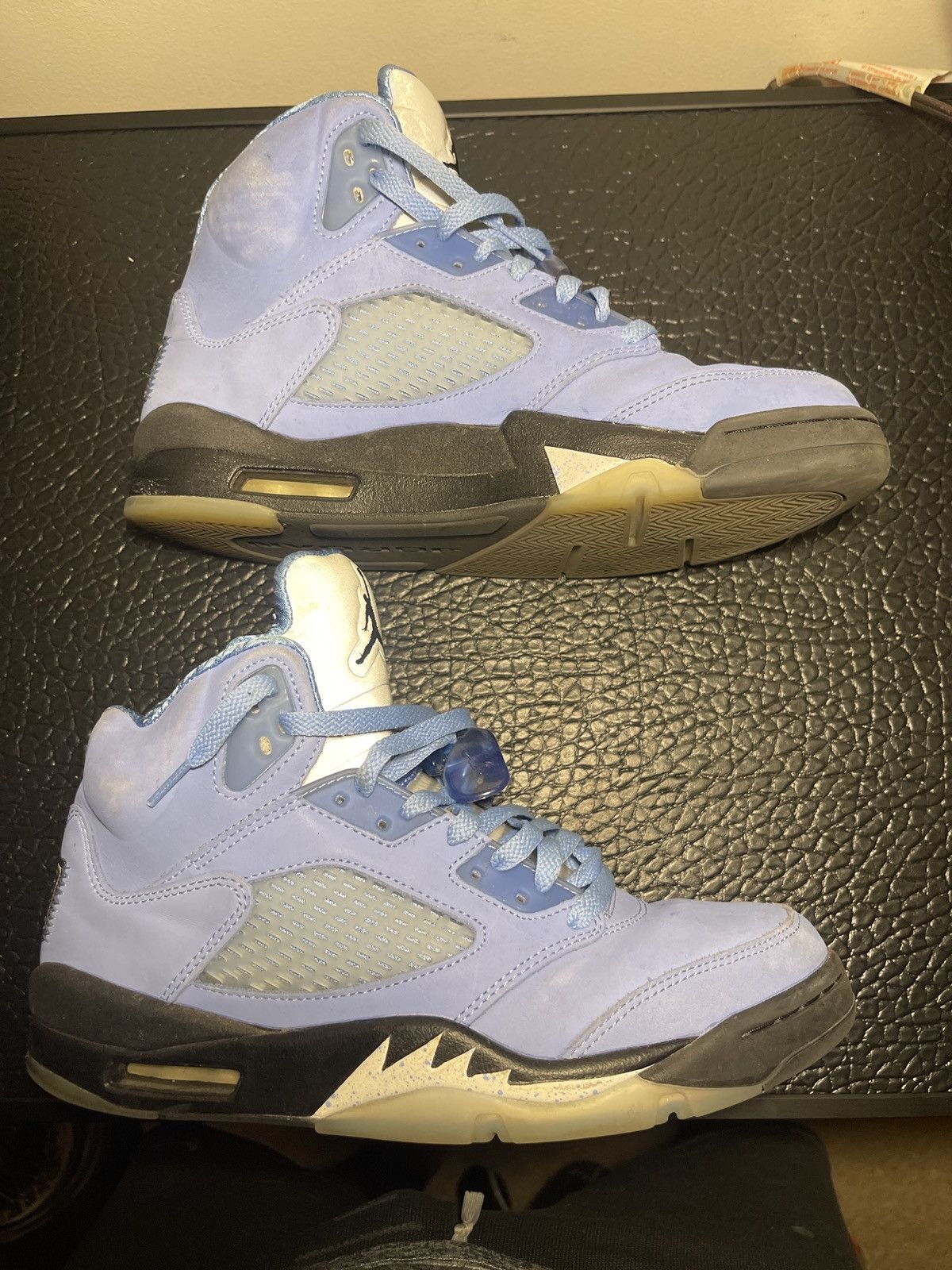 Nike Nike Air Jordan 5 Retro “UNC” University Blue Size US 9 / EU 42 - 2 Thumbnail