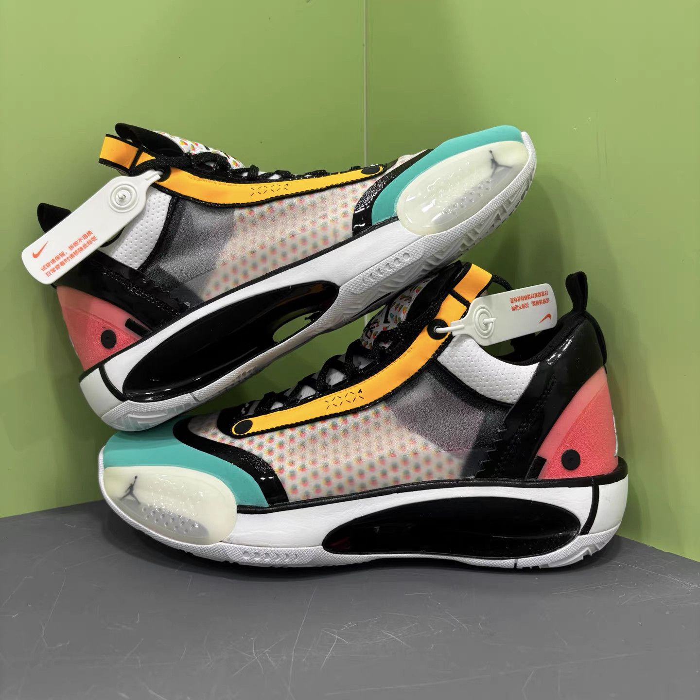 Jordan Brand Air Jordan 34 Low "Candy" Basketball Shoes K15 Size US 10 / EU 43 - 4 Thumbnail