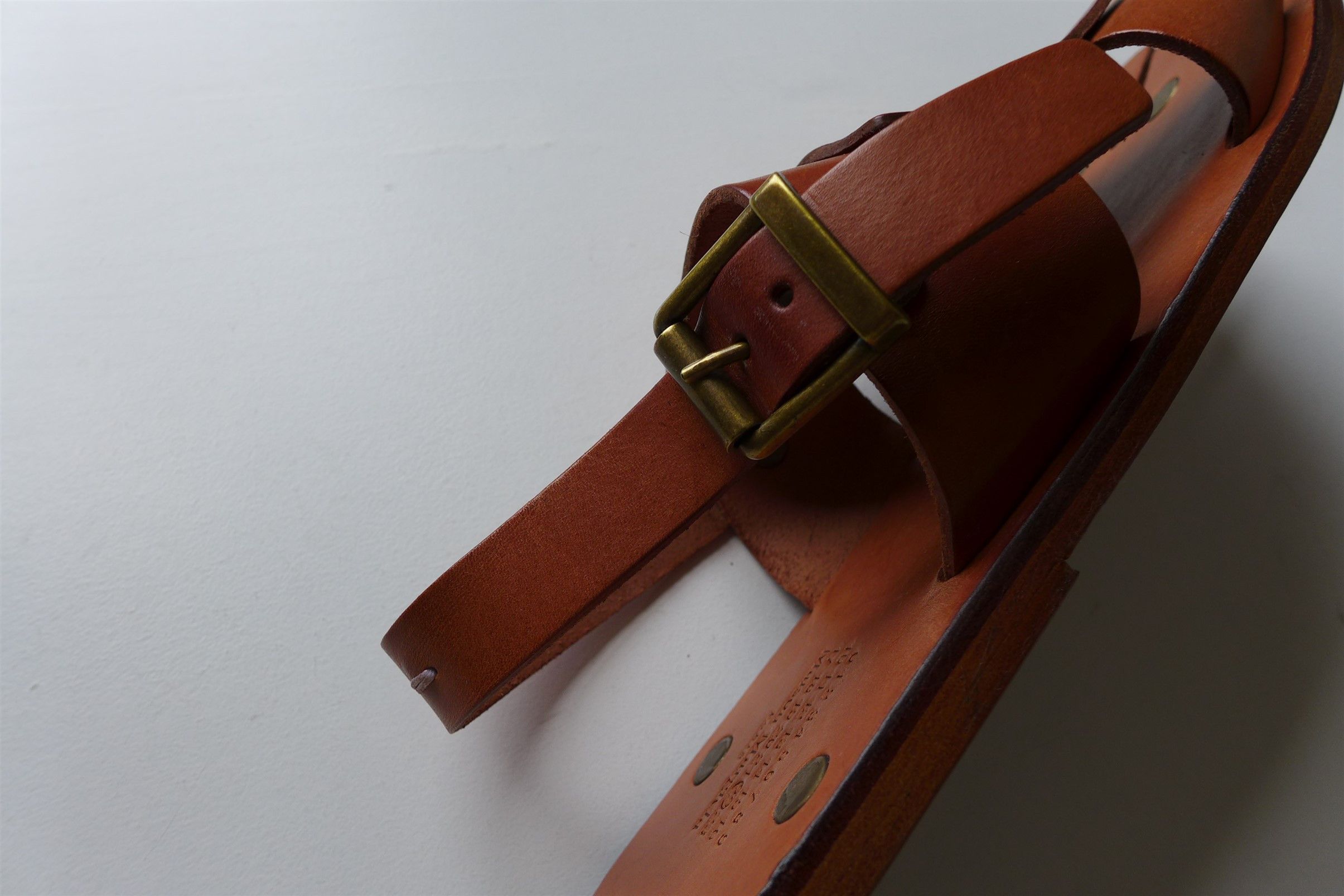 Maison Margiela *Size 39* Margiela Tabi Sandals - Brown Calf Leather Size US 6 / IT 36 - 12 Thumbnail