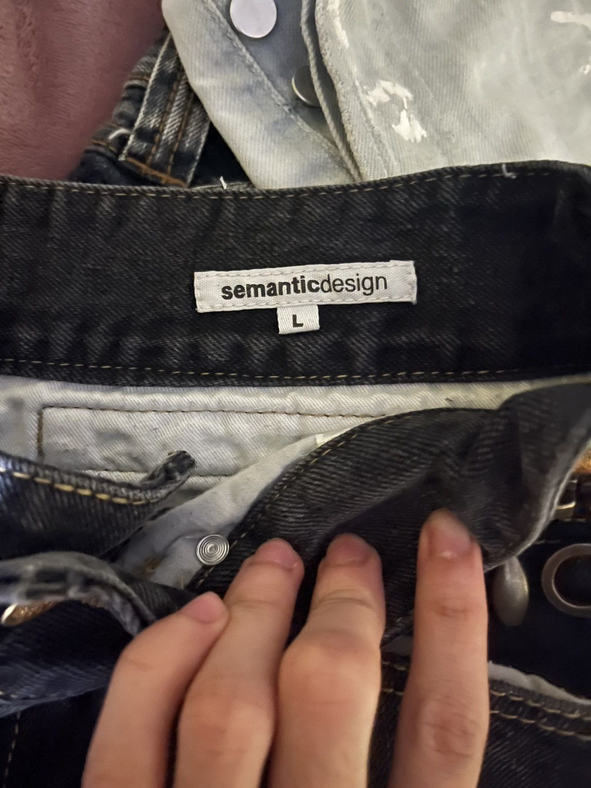 Japanese Brand × semanticdesign Super cool semantic zipper pants Size US 30 / EU 46 - 8 Thumbnail