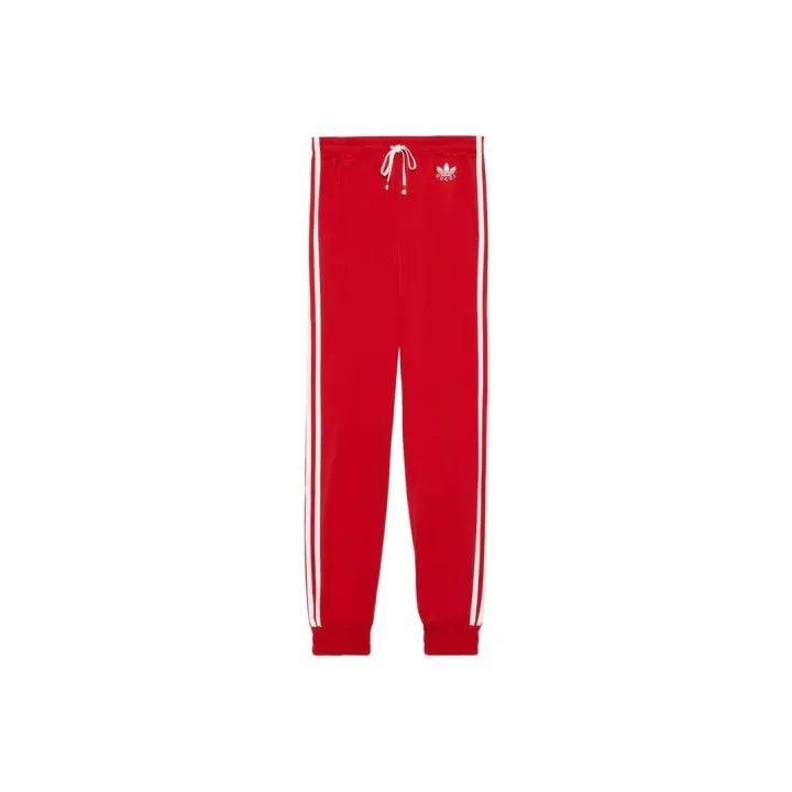Gucci x Adidas Red Knit Joggers for Women