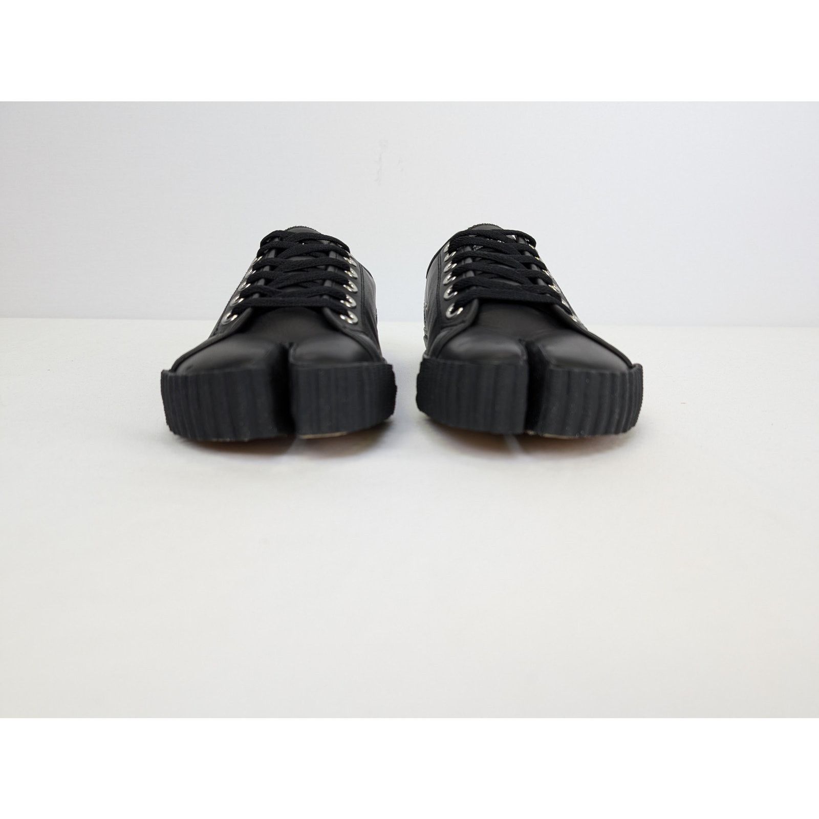 Maison Margiela o1rshd1 Q:2 / Tabi Low-top sneakers in Black/Beige Size US 11 / EU 44 - 9 Thumbnail