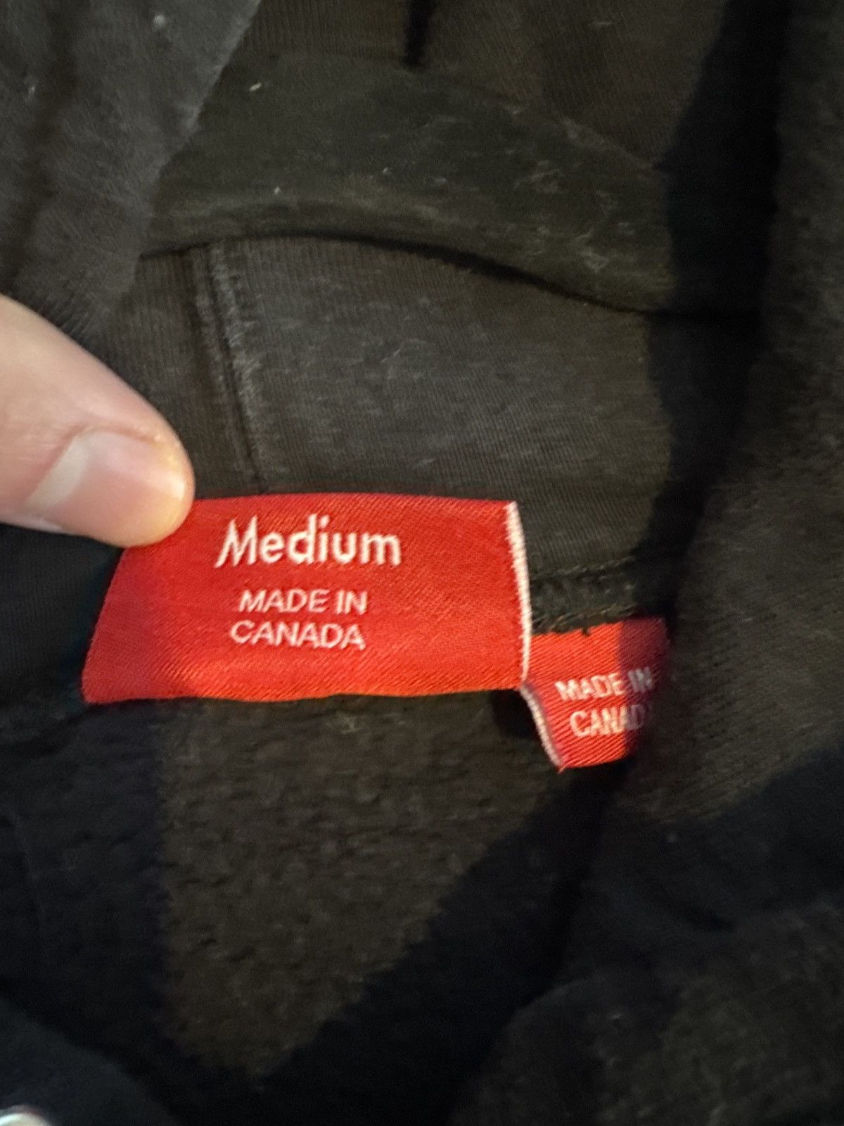 Supreme Supreme Text Stripe Hooded Sweatshirt FW18 Size US M / EU 48-50 / 2 - 3 Thumbnail