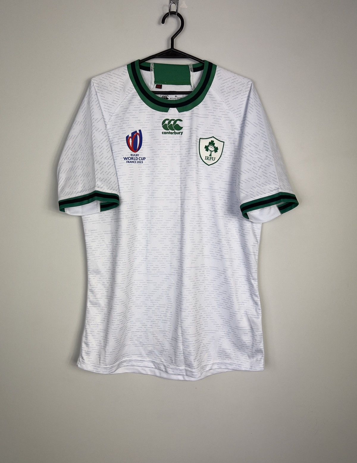 Canterbury of New Zealand Jersey Canterbury Ireland Rugby World Cup 2023 France Size US XL / EU 56 / 4 - 1 Thumbnail