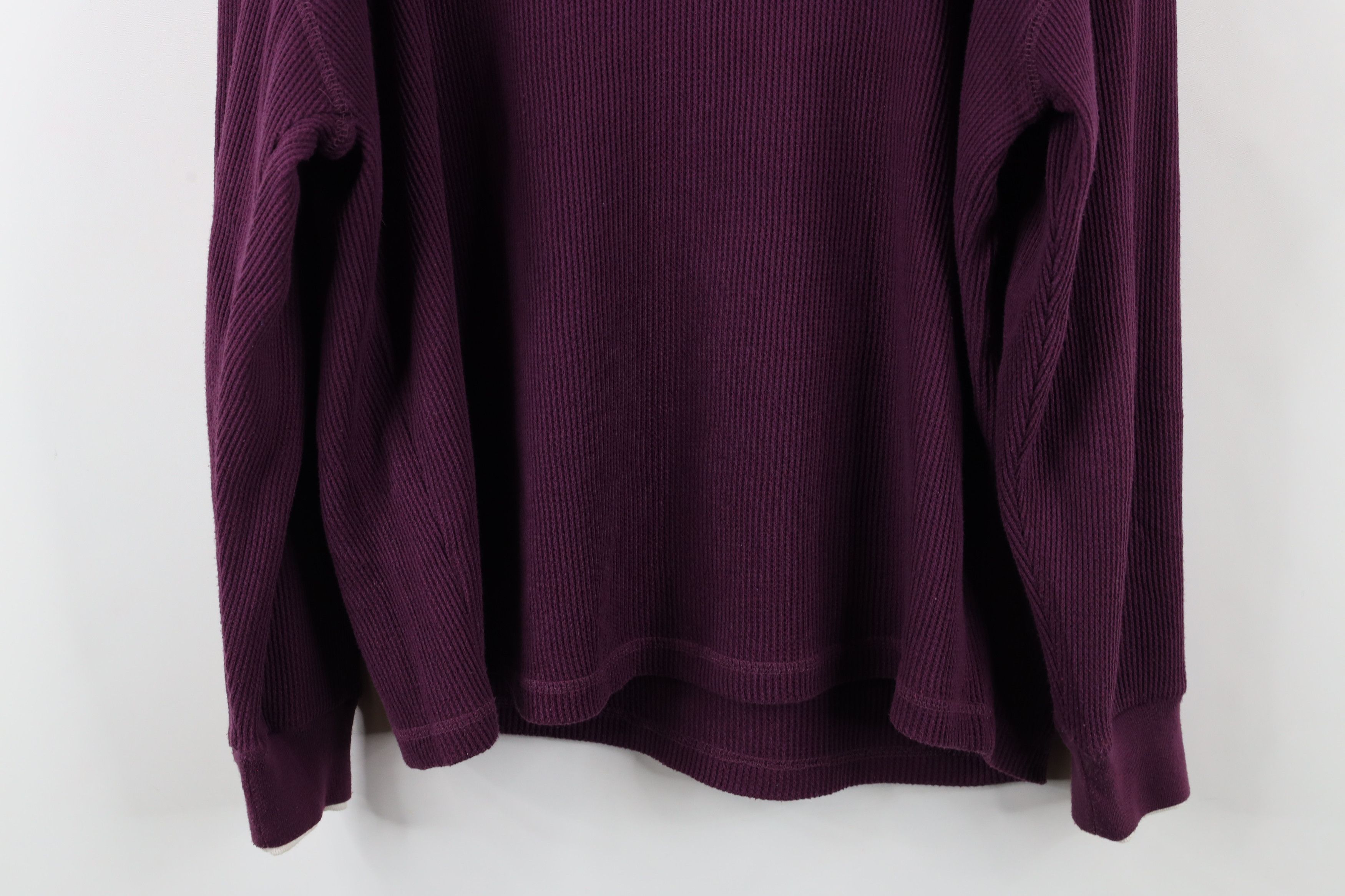 Vintage Vintage 90s Streetwear Layered Thermal Waffle Knit T-Shirt Size M / US 6-8 / IT 42-44 - 9 Thumbnail