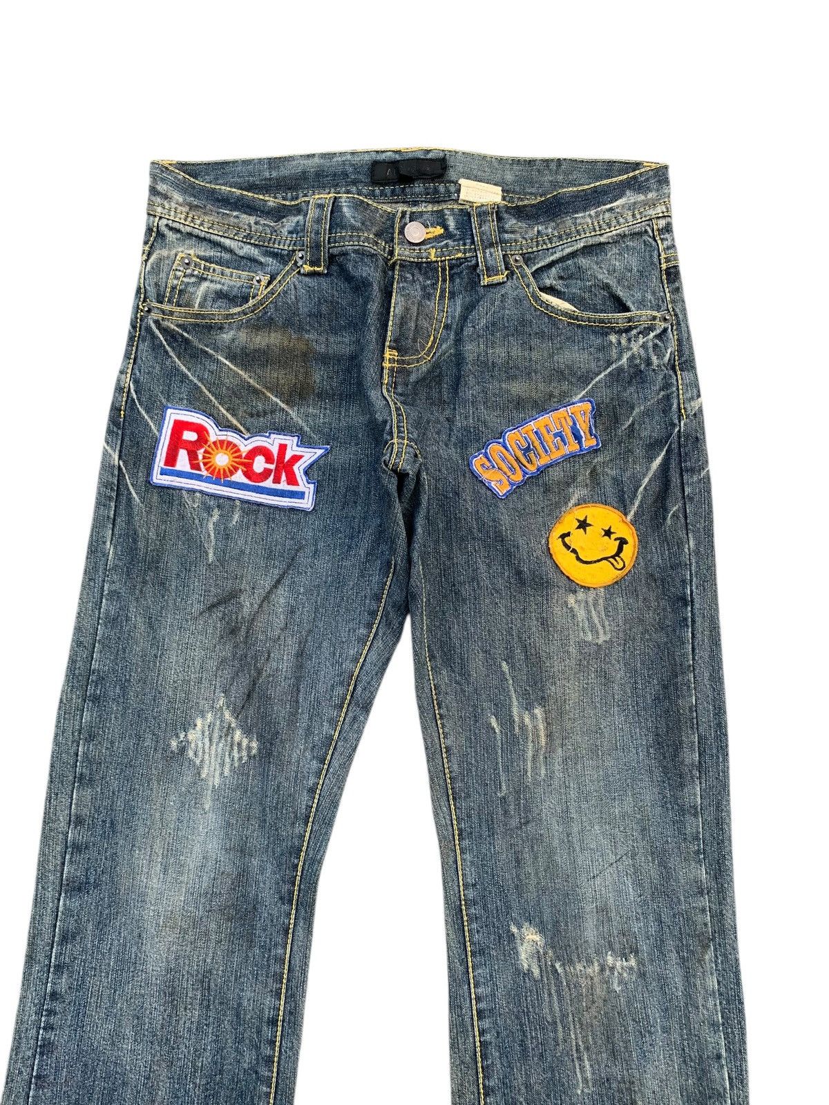 Kapital IN THE ATTIC RUSTY ROCK PUNK DISTRESSED DENIM Size US 32 / EU 48 - 5 Thumbnail