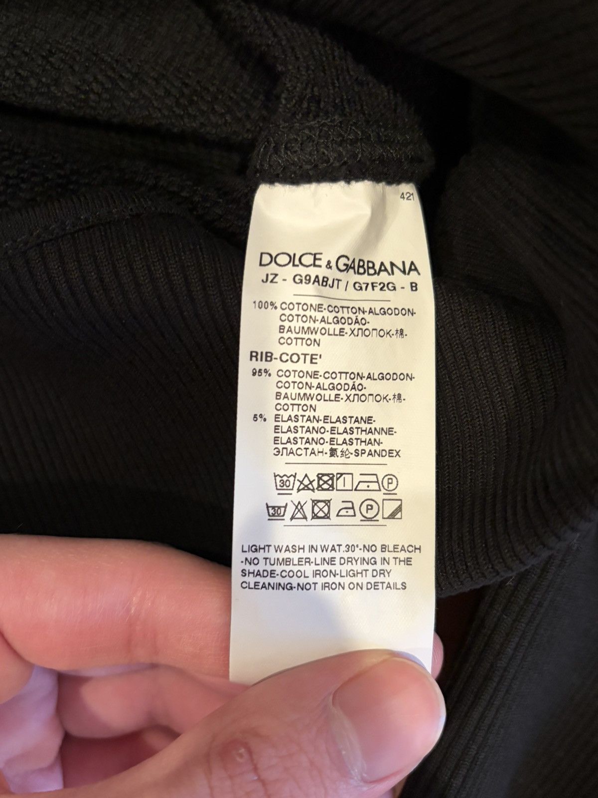 Dolce & Gabbana Dolce & Gabbana Logo Crewneck Size US M / EU 48-50 / 2 - 5 Thumbnail