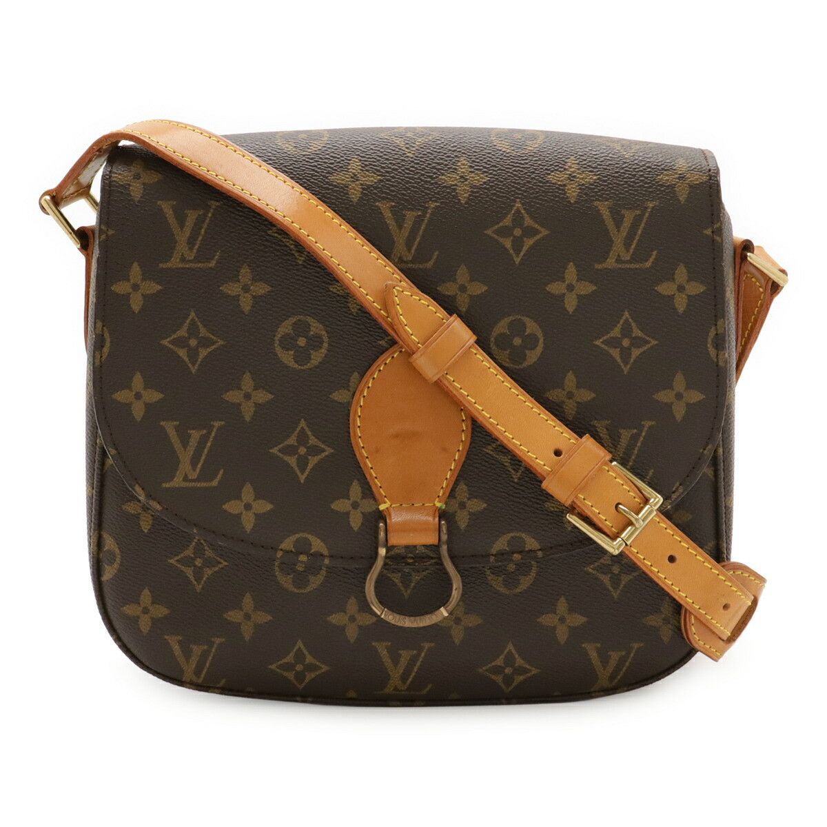 Louis Vuitton Louis Vuitton Louis Vuitton Saint Cloud Monogram Shoulder Bag Textile Shoulder Bag M51242 DUTY FREE for USA Size ONE SIZE - 1 Thumbnail