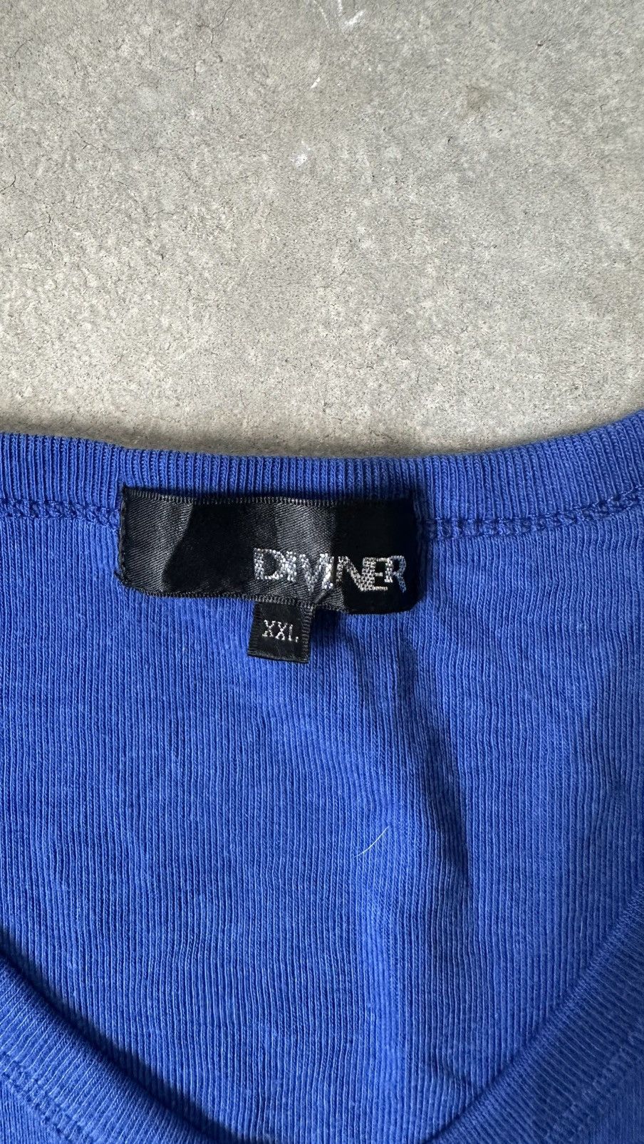 Japanese Brand VINTAGE DIVINER JAPAN SKULL V NECK TEE Size US M / EU 48-50 / 2 - 6 Thumbnail