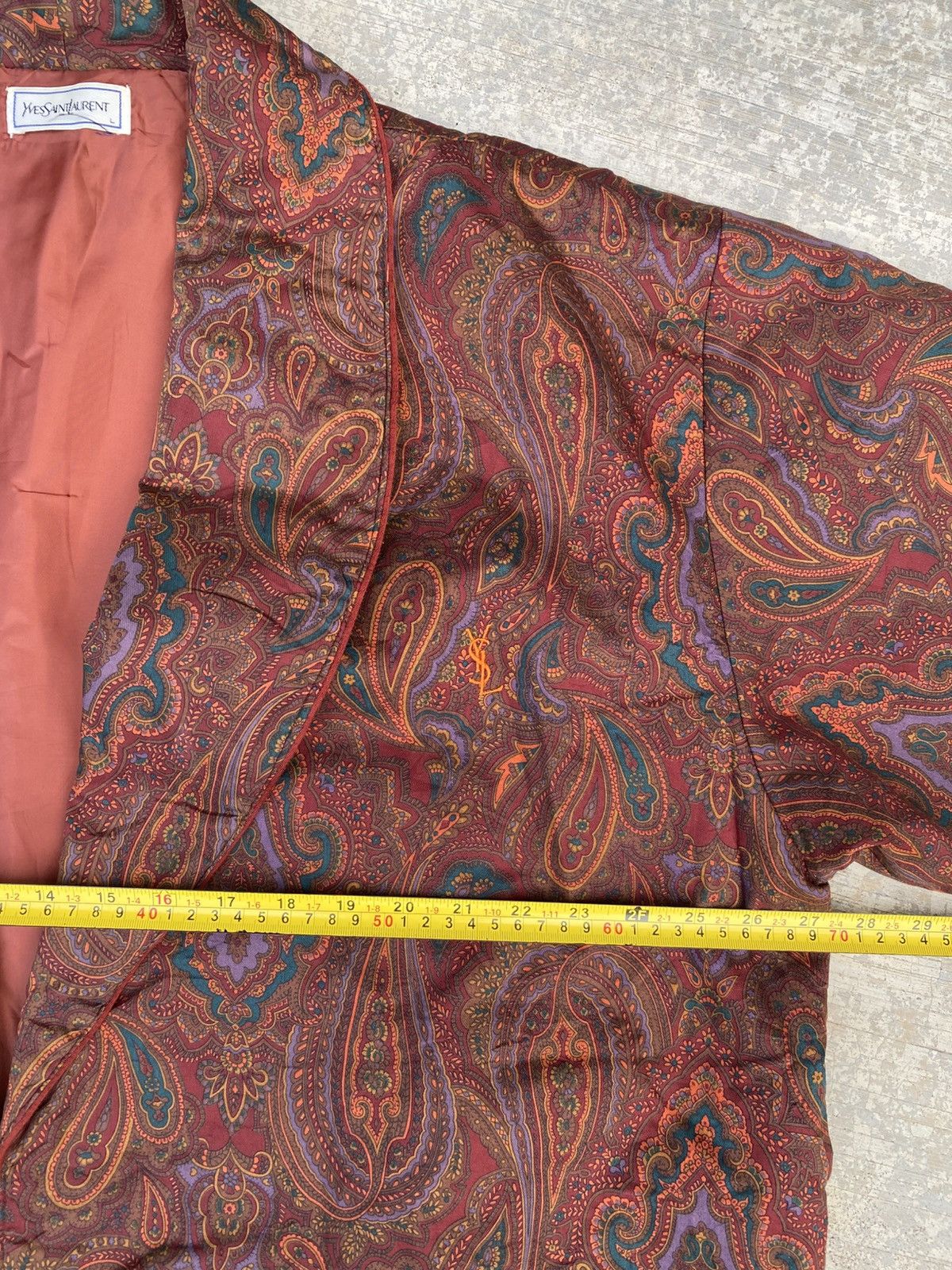 Yves Saint Laurent Yves Saint Laurent Paisley Kimono Size US L / EU 52-54 / 3 - 12 Thumbnail