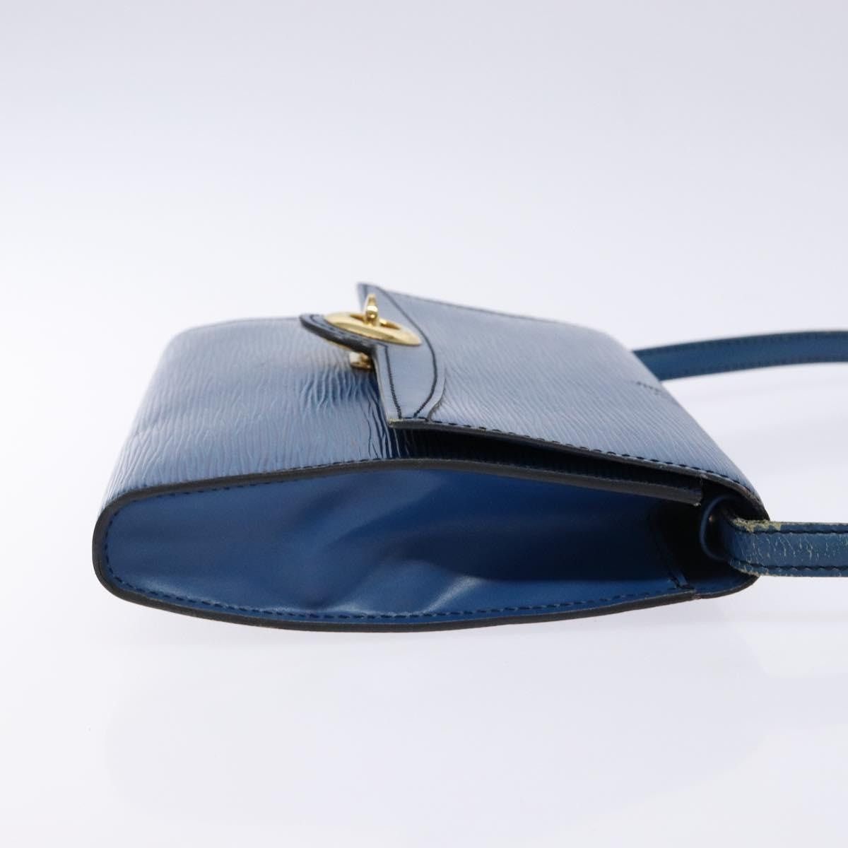 Louis Vuitton LOUIS VUITTON Epi Pochette Arche Shoulder Bag Blue M52575 Size ONE SIZE - 4 Thumbnail