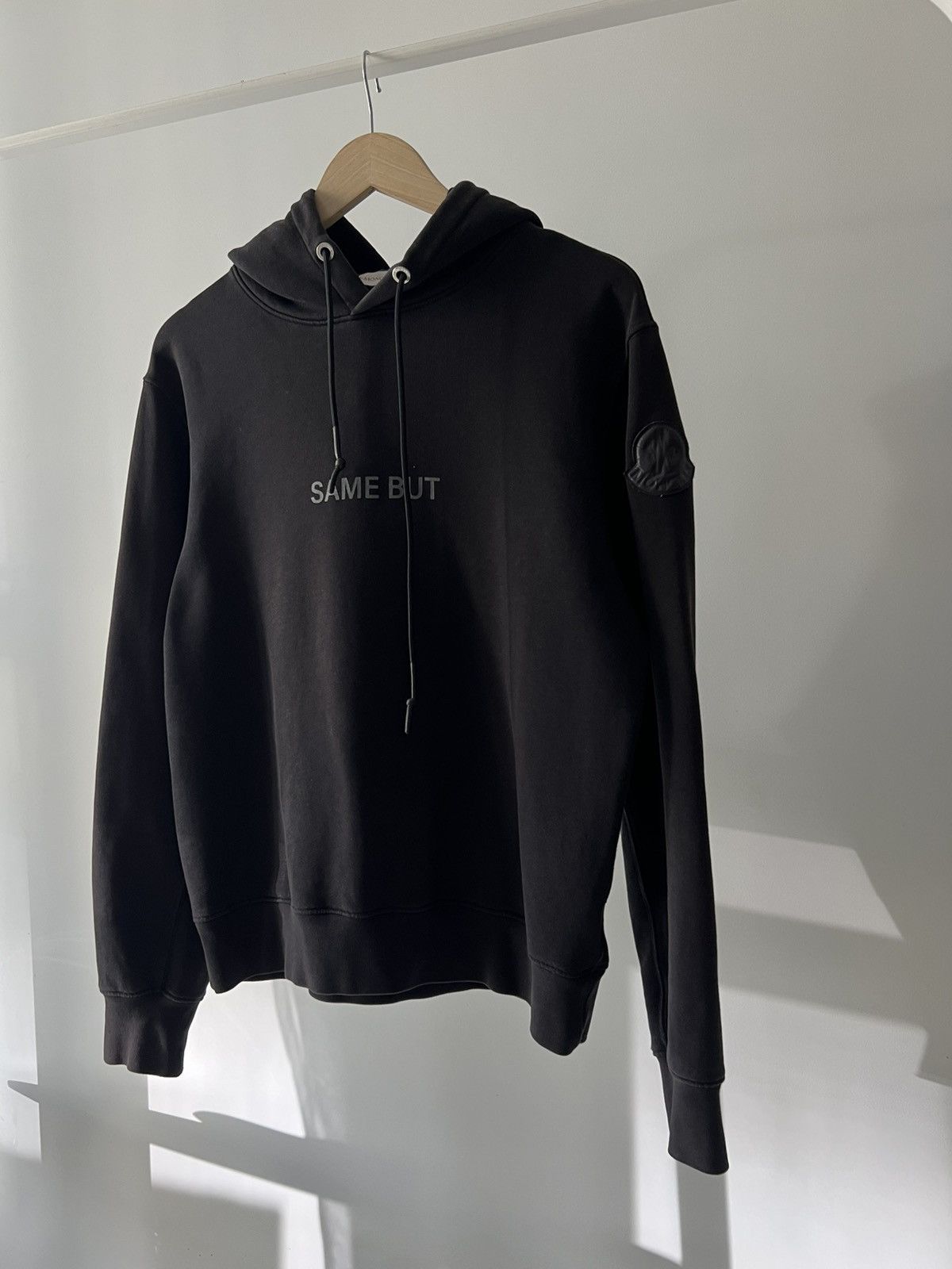 Moncler MONCLER Black Hoodie Same But Different Big Logo Patch Size US S / EU 44-46 / 1 - 10 Thumbnail