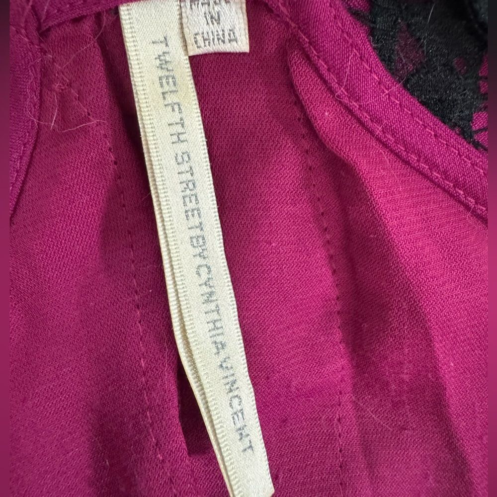 Other Twelfth Street by Cynthia Vincent Pink Tank Top | Size S | B Size S / US 4 / IT 40 - 4 Thumbnail