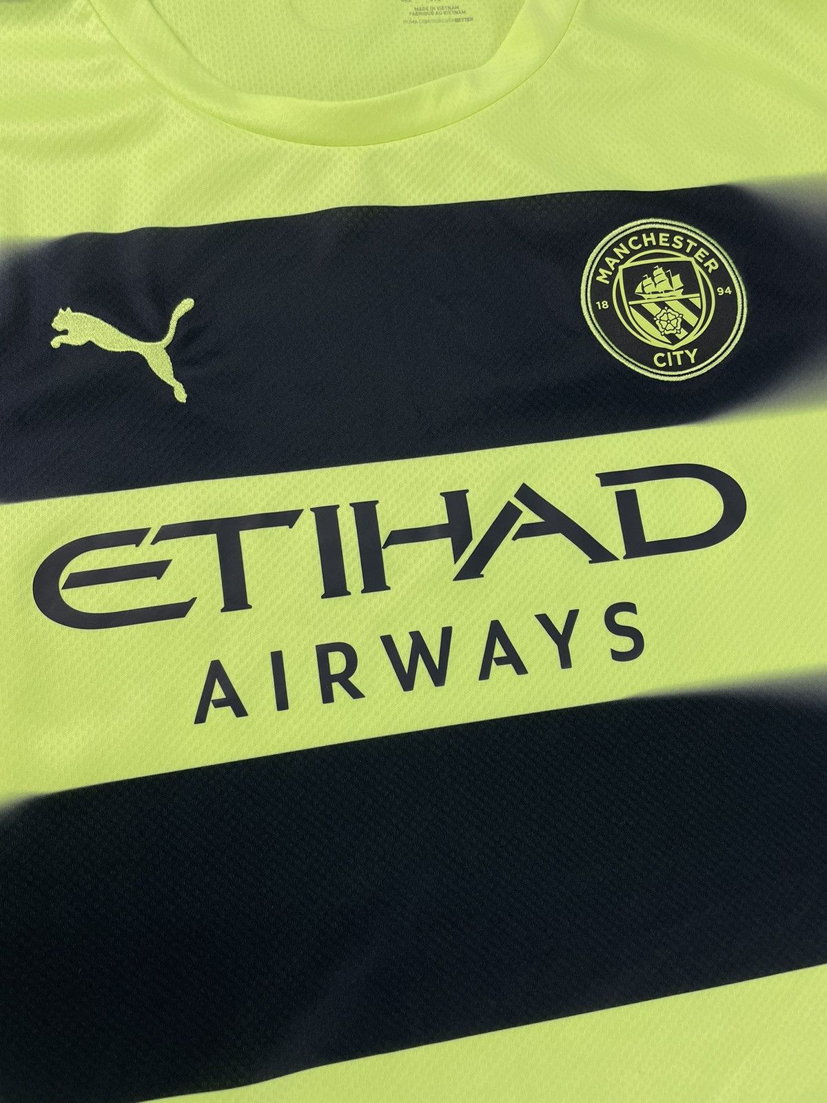 Puma Manchester City Football Shirt Soccer Jersey Y2k Size US XXL / EU 58 / 5 - 5 Thumbnail