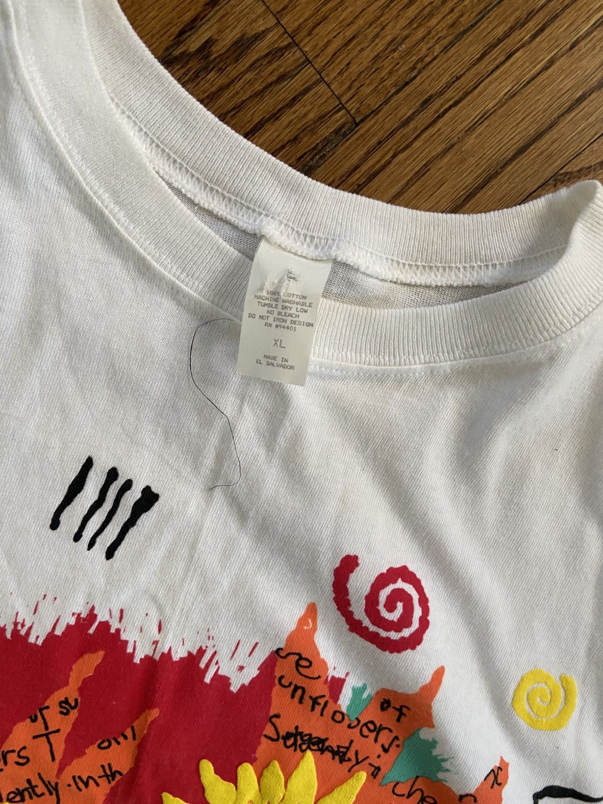 Vintage Vintage flower t shirt Size US XL / EU 56 / 4 - 3 Thumbnail