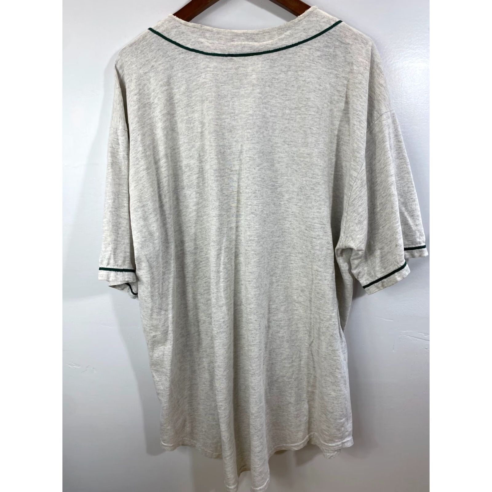 Vintage VINTAGE Nu Sport Athletic Wear Baseball Jersey Single Stitch Size XL Gray 1990s Size US XL / EU 56 / 4 - 5 Thumbnail