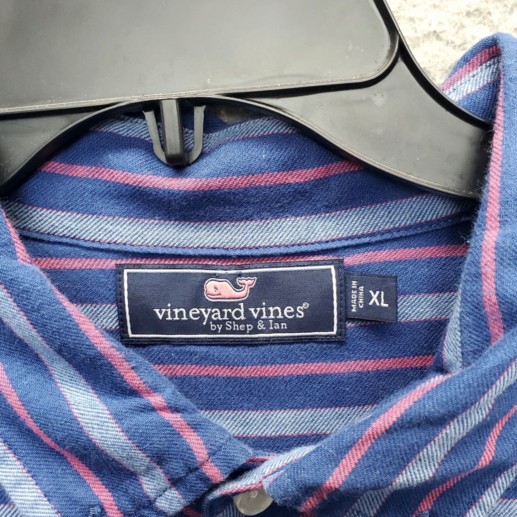 Vineyard Vines Vineyard Vines Shirt Mens XL Multi Striped Linen Blend Short Sleeve Button Down Shirt Size US XL / EU 56 / 4 - 7 Thumbnail
