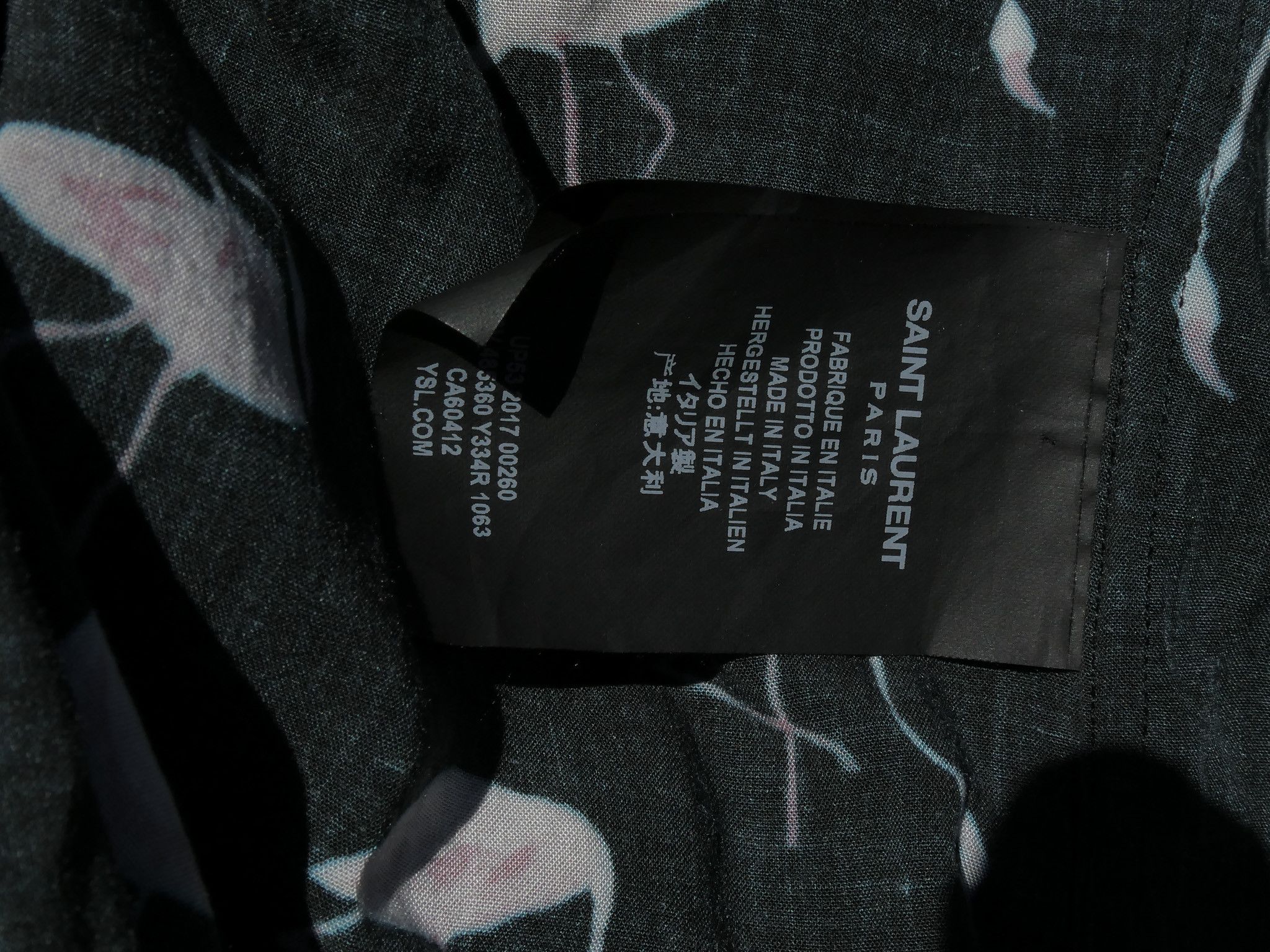 Hedi Slimane × Saint Laurent Paris SLP Flamingo Button Ups Size US L / EU 52-54 / 3 - 5 Thumbnail