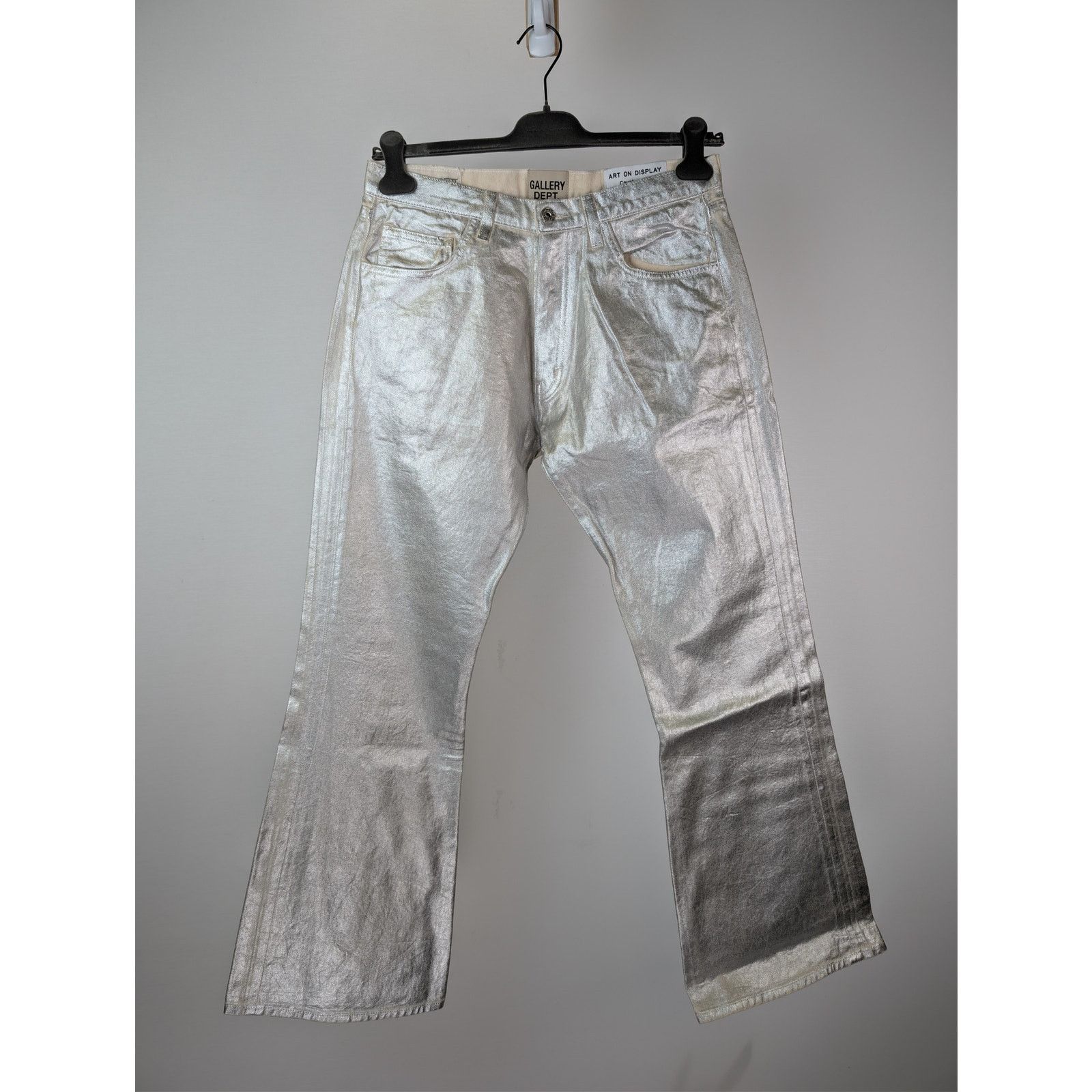 Gallery Dept. o1rshd1 Logan Gollactic Bootcut Jeans in Silver Size US 32 / EU 48 - 1 Thumbnail
