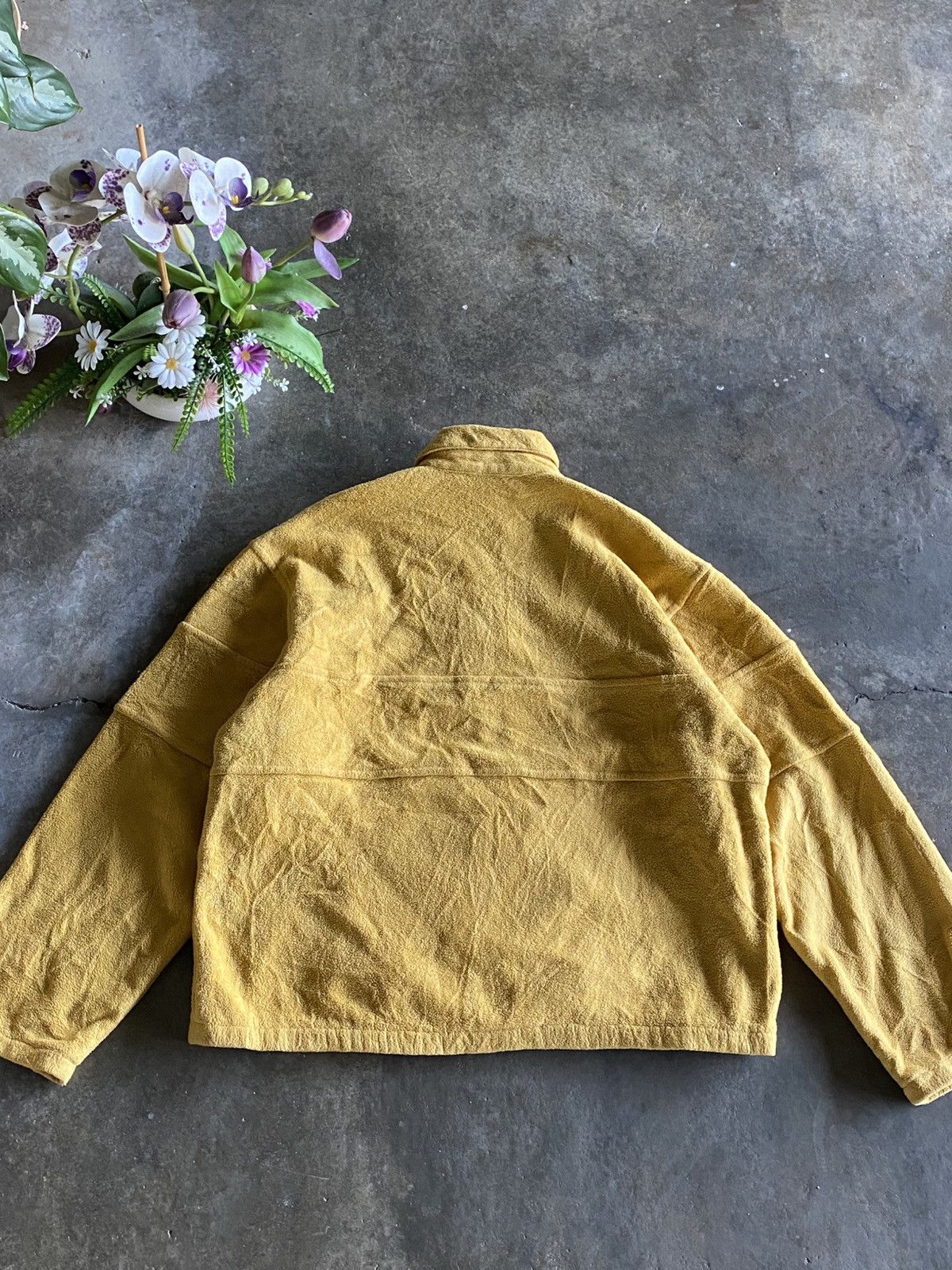 Polo Ralph Lauren VTG Mustard Polo Ralph Lauren Fleece Polartec faded Z4 Size US XL / EU 56 / 4 - 9 Thumbnail
