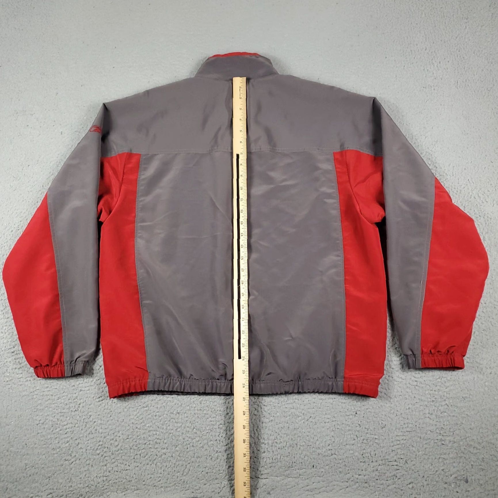 Reebok Reebok Windbreaker Jacket Mens Large Gray Full Zip Outdoor Casual Size US L / EU 52-54 / 3 - 5 Thumbnail