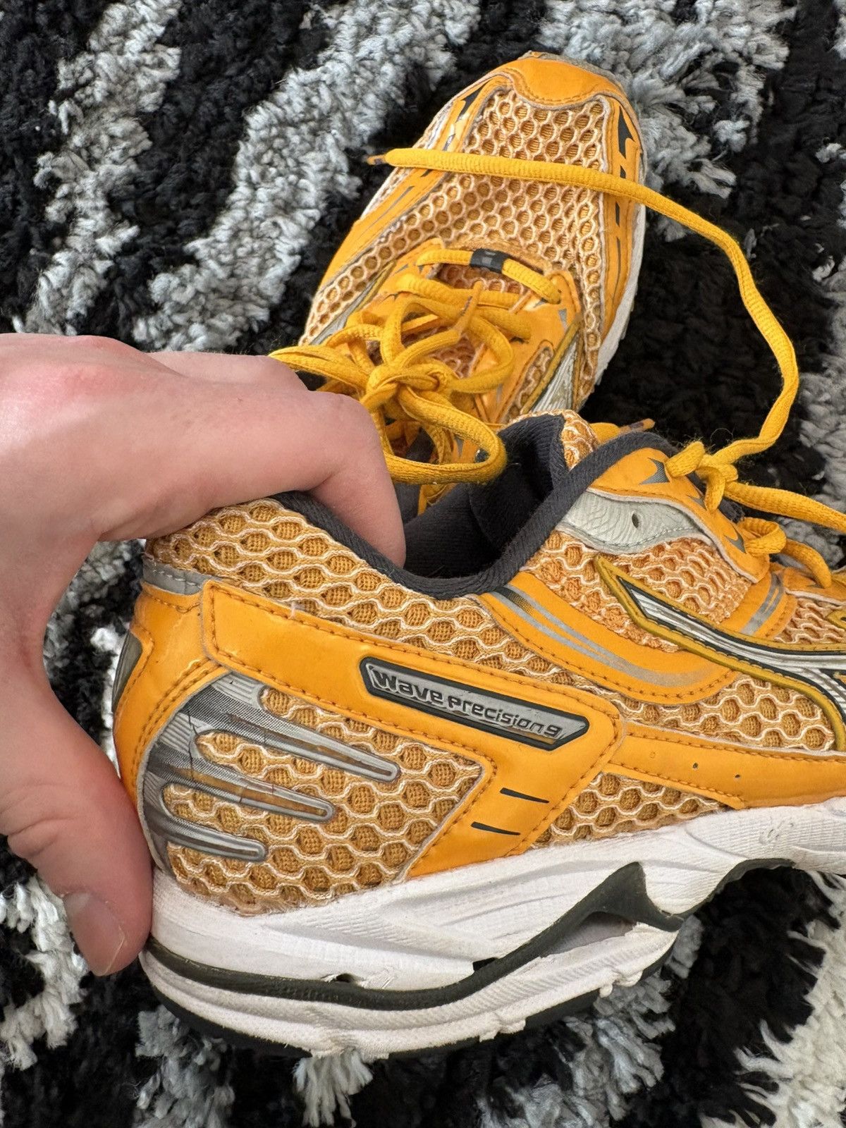 Mizuno Orange mizuno wave sneakers gorpcore vibe japanese brand Size US 8.5 / IT 38.5 - 5 Thumbnail