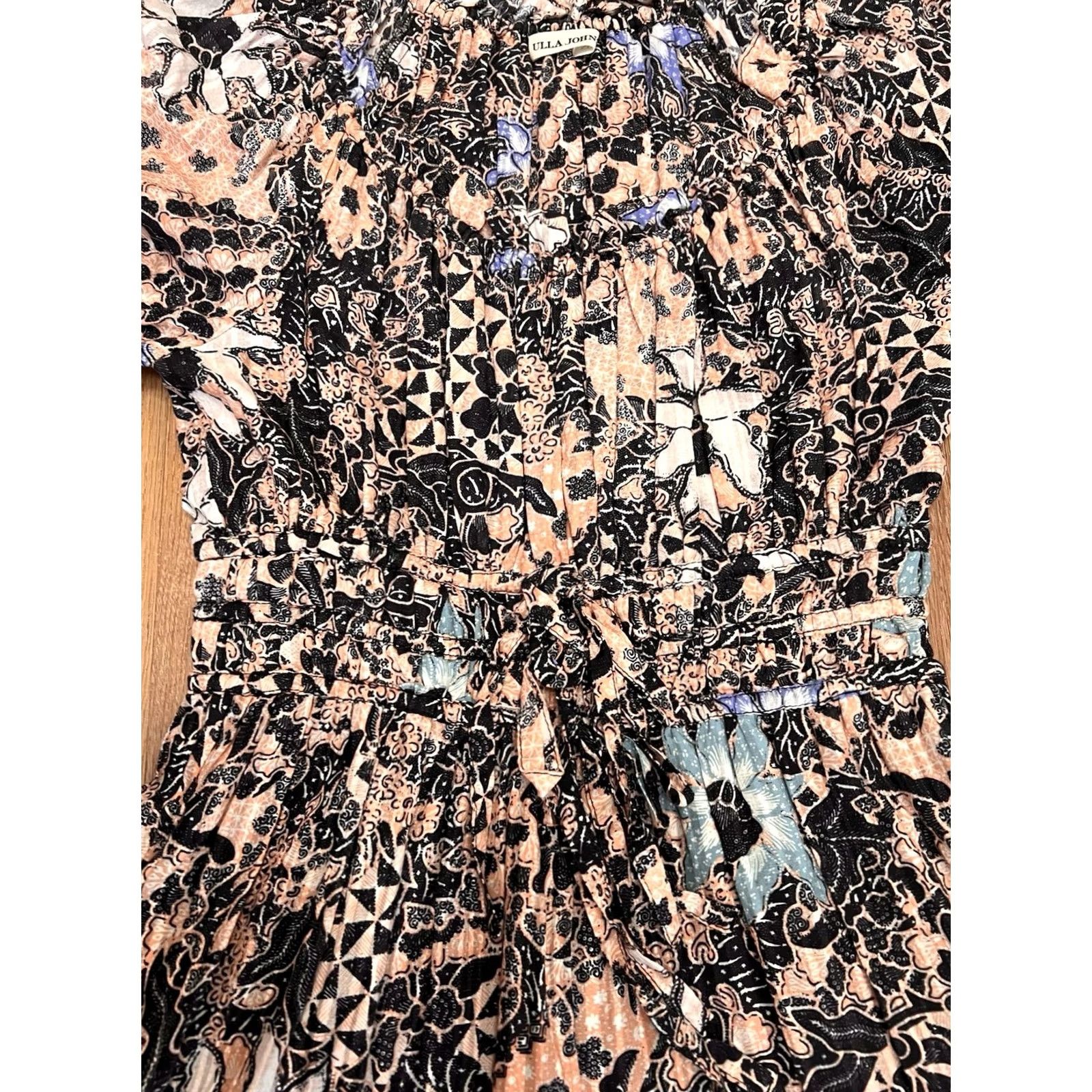 Ulla Johnson Ulla Johnson Dress Womens 4 Rema Floral Print Multicolor Size S / US 4 / IT 40 - 3 Thumbnail