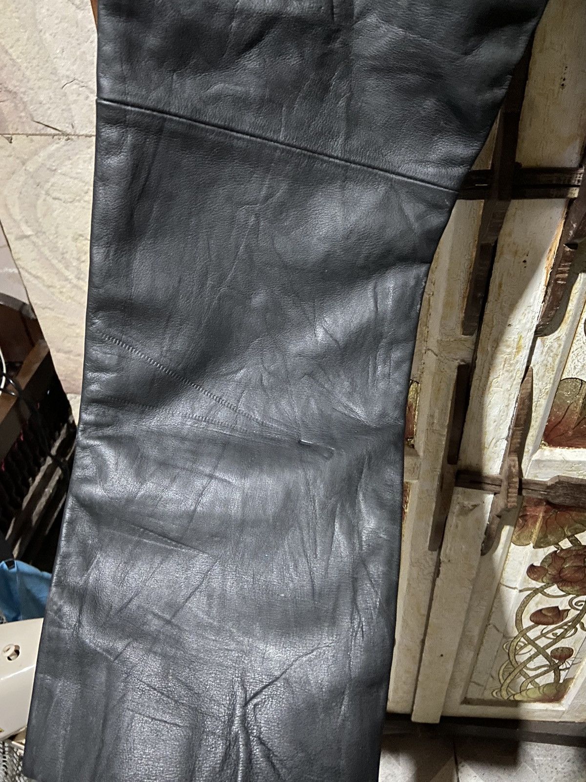 Kadoya RARE KADOYA japan leather black pants size 31 Size US 31 - 12 Thumbnail